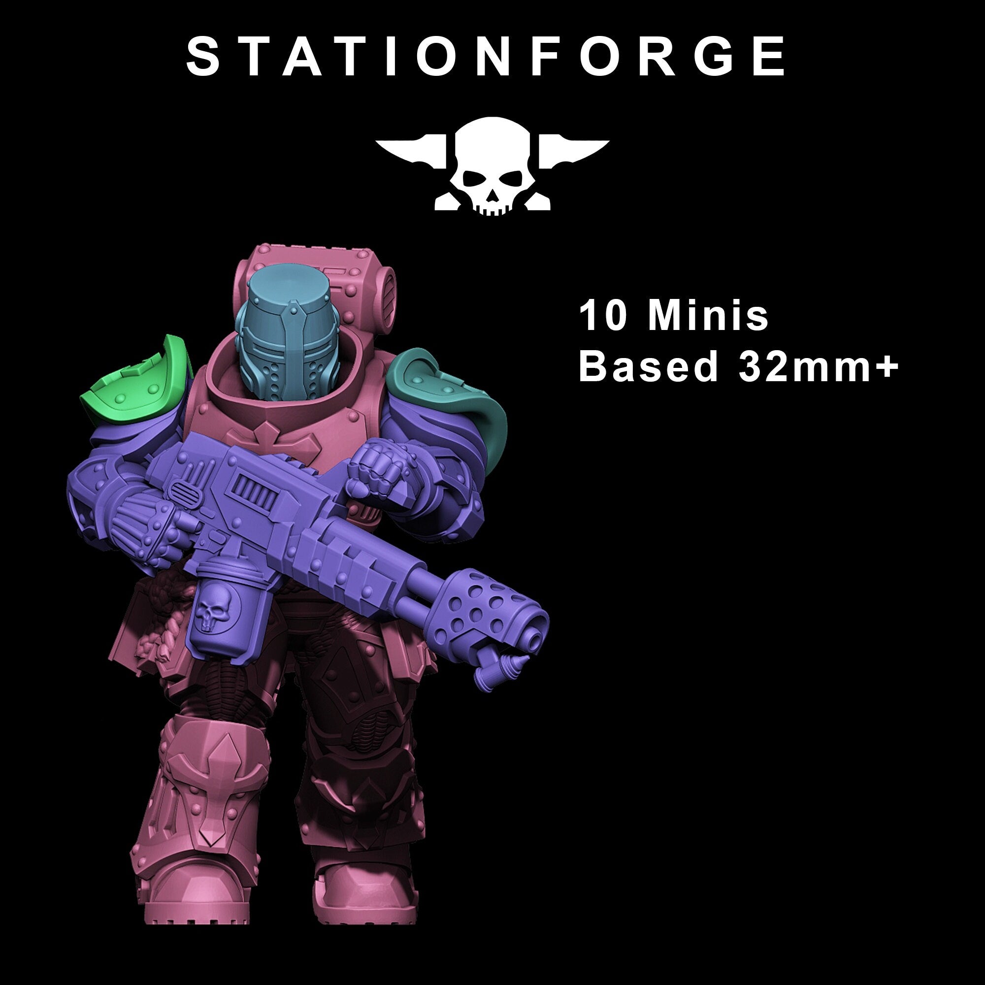 Socratis - Zealots, mechanized infantry, post apocalyptic empire, usable for tabletop wargame.