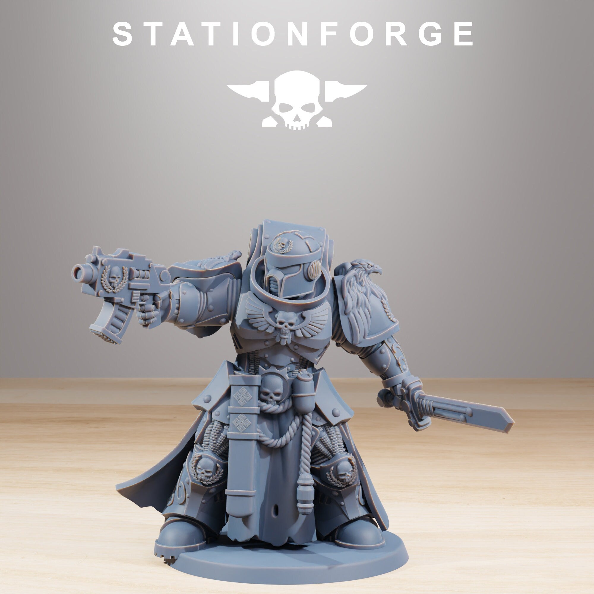Socratis - Guardmen, mechanized infantry, post apocalyptic empire, usable for tabletop wargame.