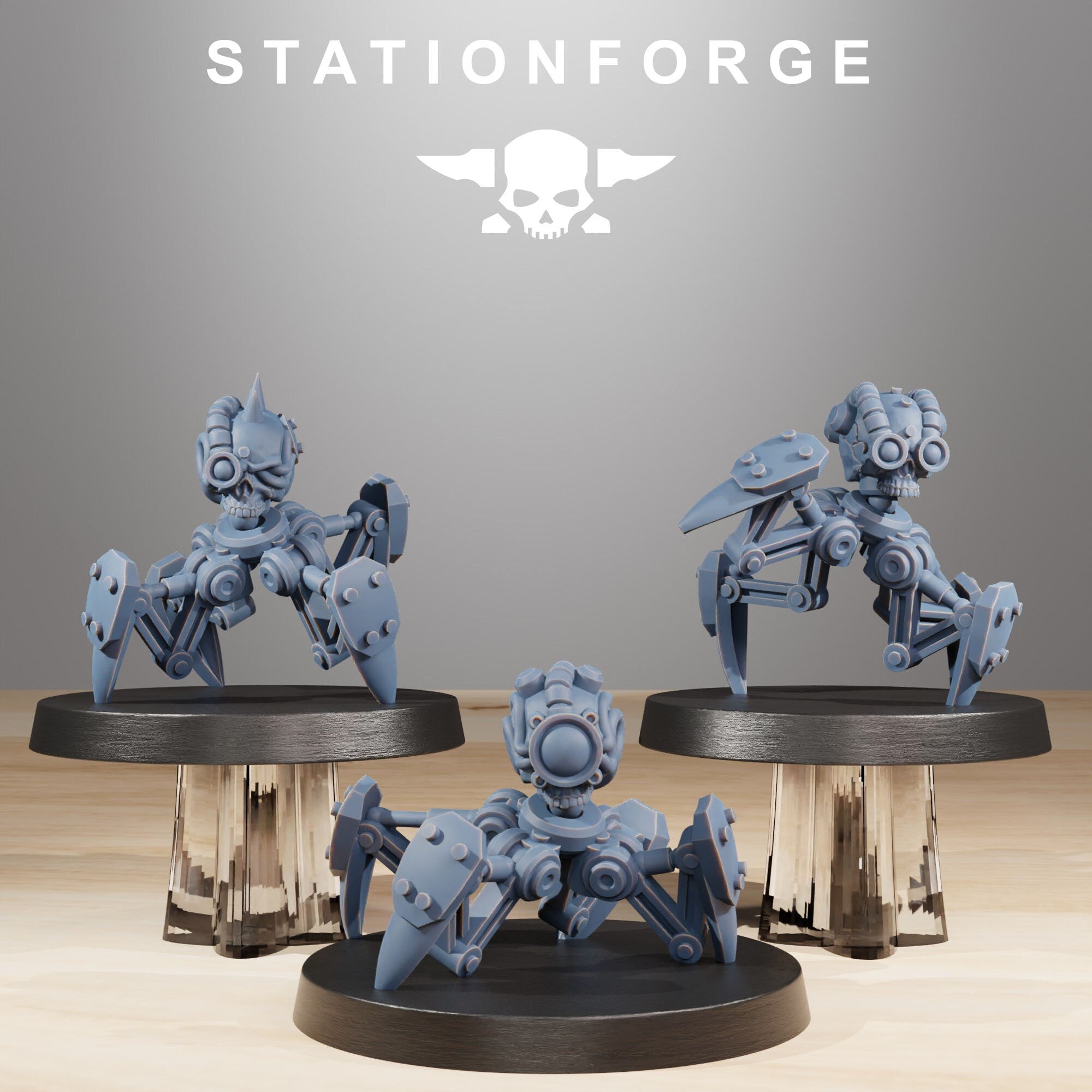 Servo - Bots Remake, mechanized infantry, post apocalyptic empire, usable for tabletop wargame.