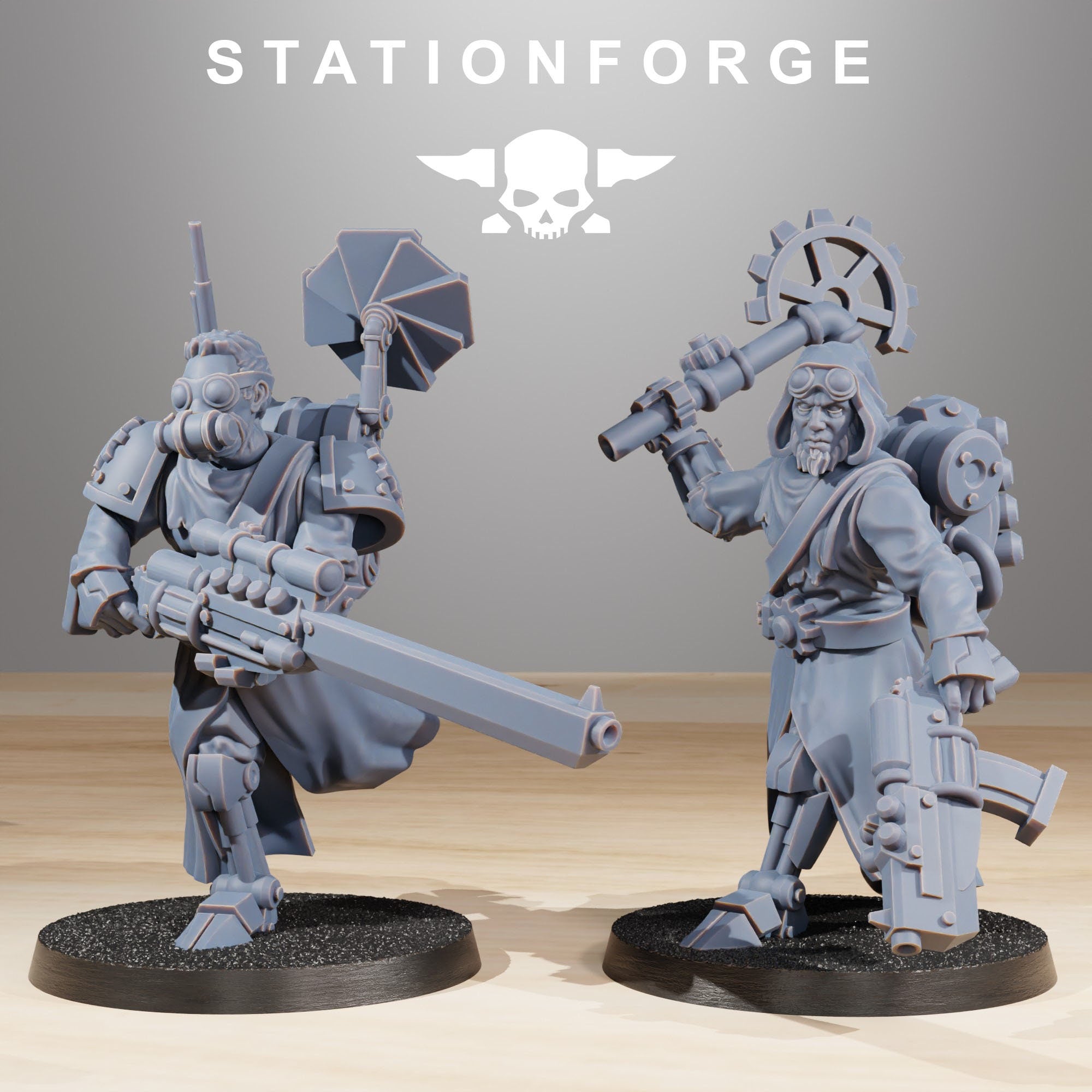 Scavenger - Infantry Builder Kit x20, infanterie mécanisée, empire post apocalyptique, utilisable pour tabletop wargame.
