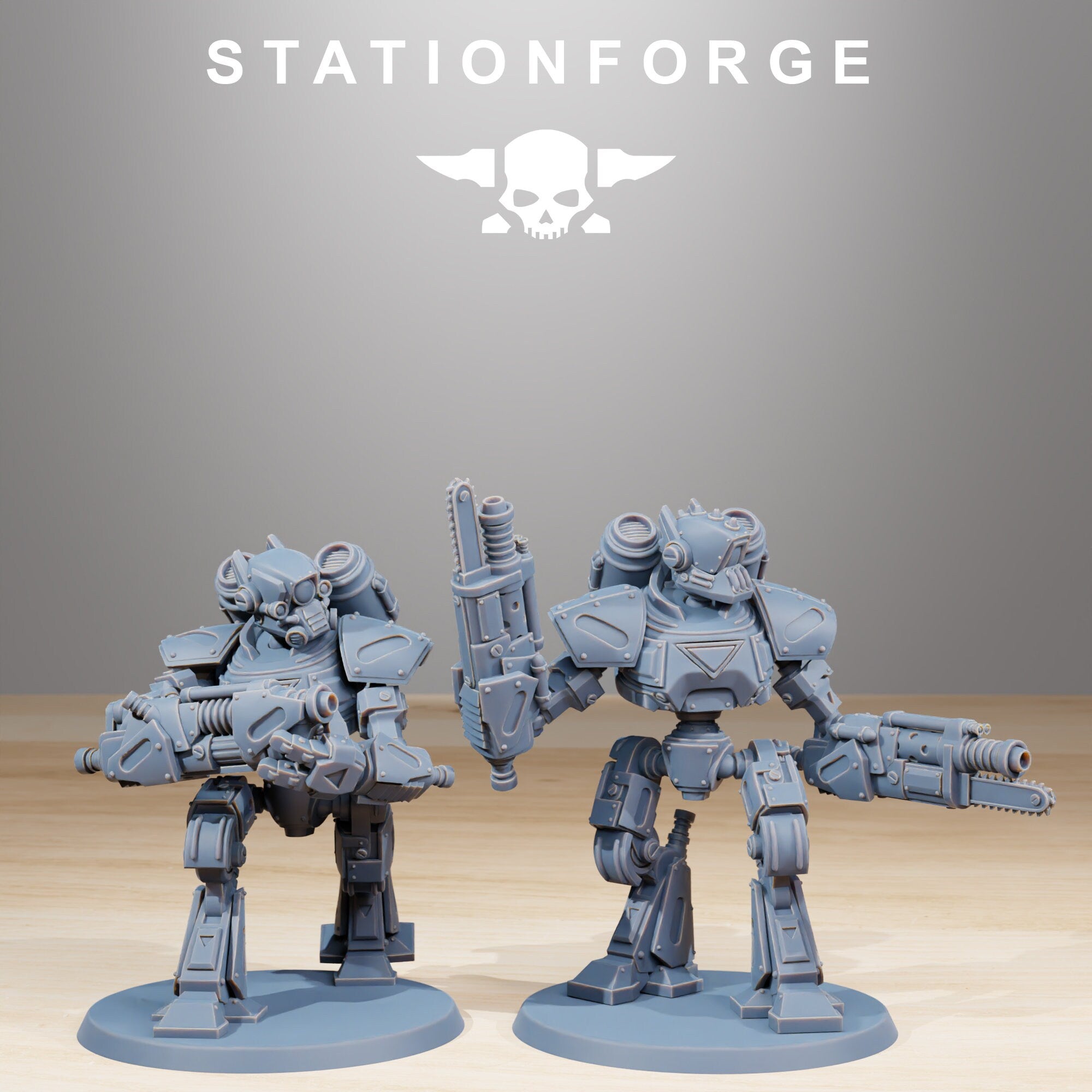 Scavenger - Mechanods x10, infanterie mécanisée, empire post apocalyptique, utilisable pour tabletop wargame.