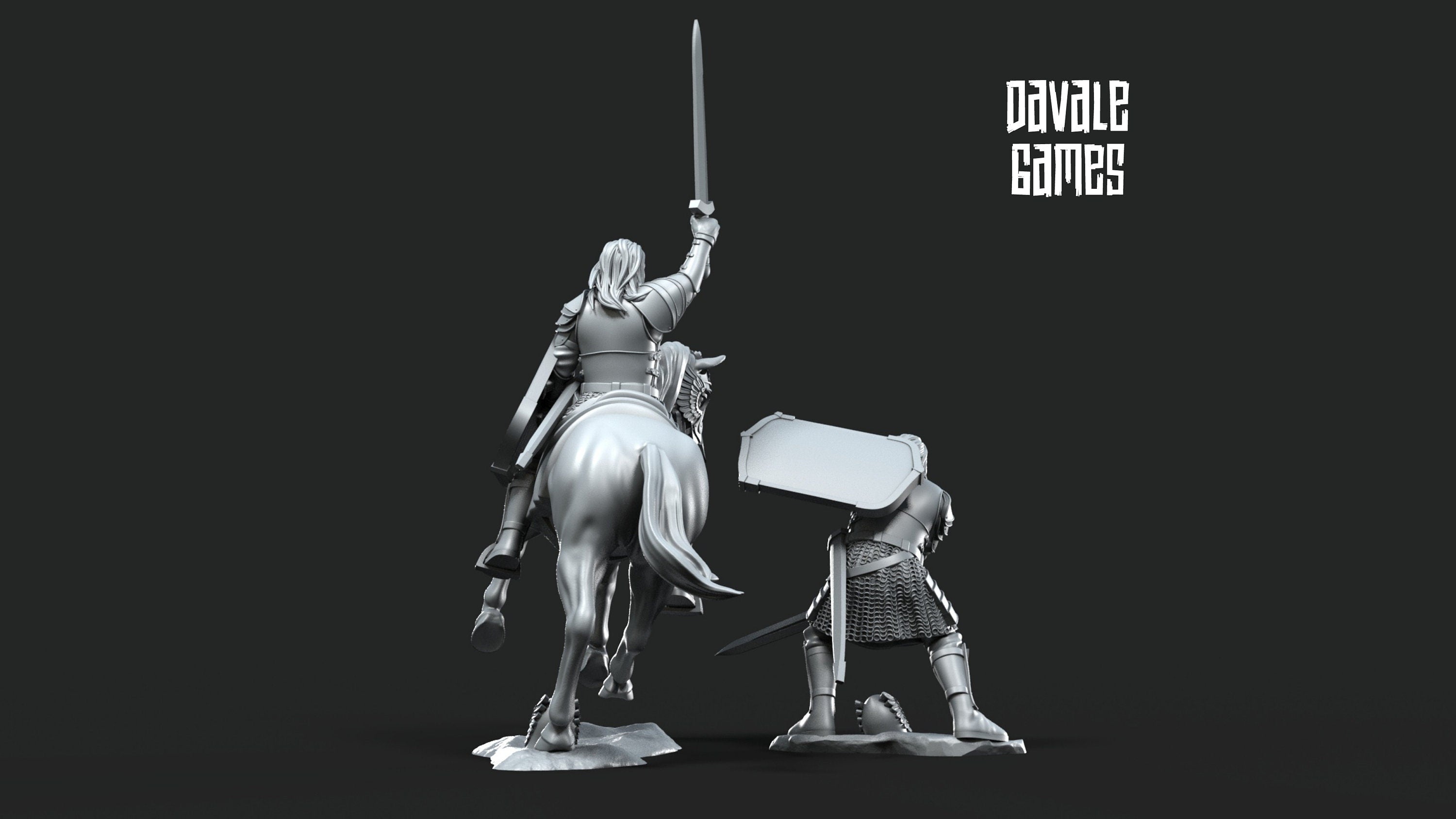 Gandor - Rangers of the North, Protectors of the Shire, Dune Din, Misty Mountains, Bowmen, Scouts miniatures for wargame D&D, Lotr...
