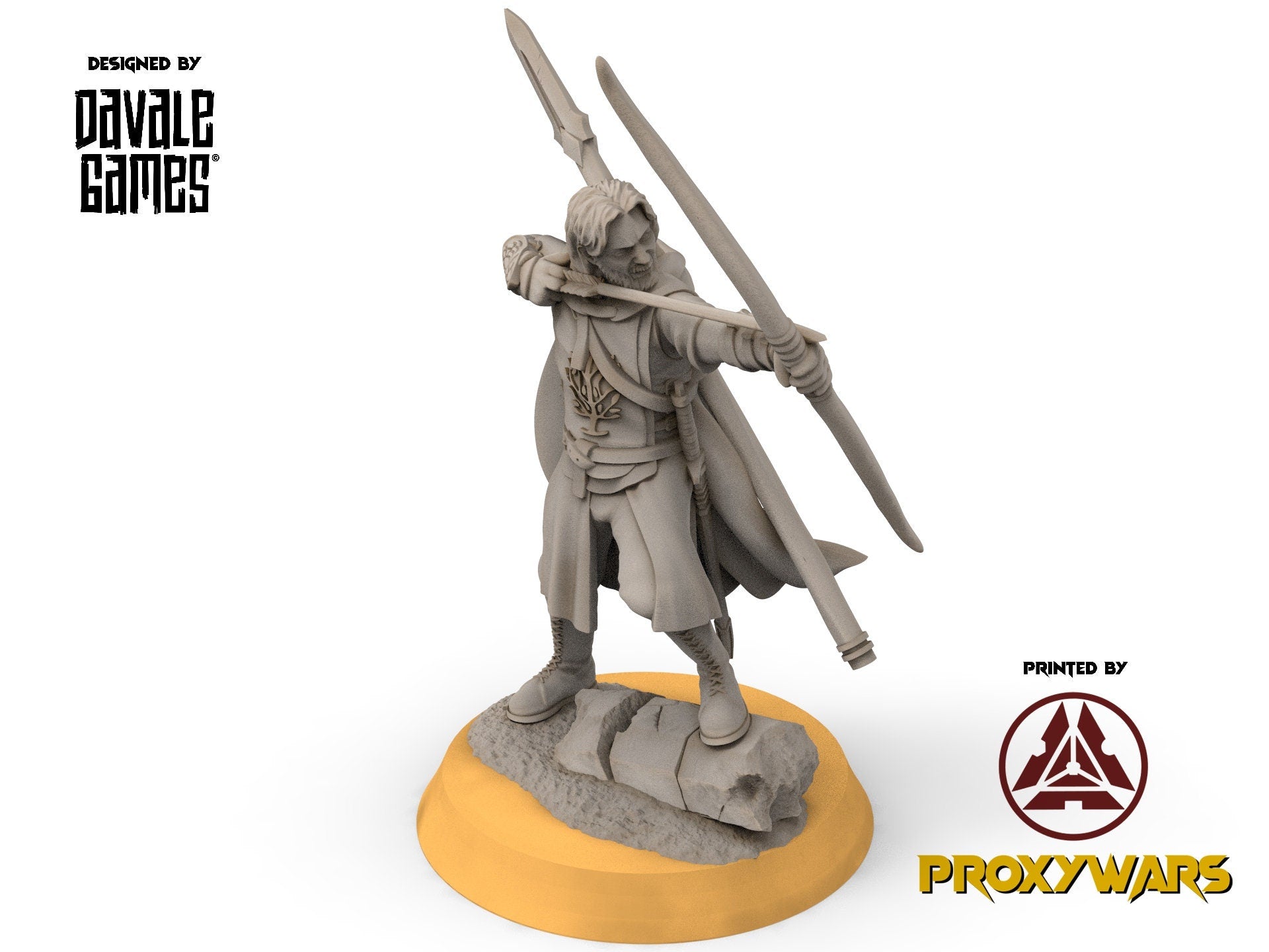 Gandor - Rangers of the North, Protectors of the Shire, Dune Din, Misty Mountains, Bowmen, Scouts miniatures for wargame D&D, Lotr...