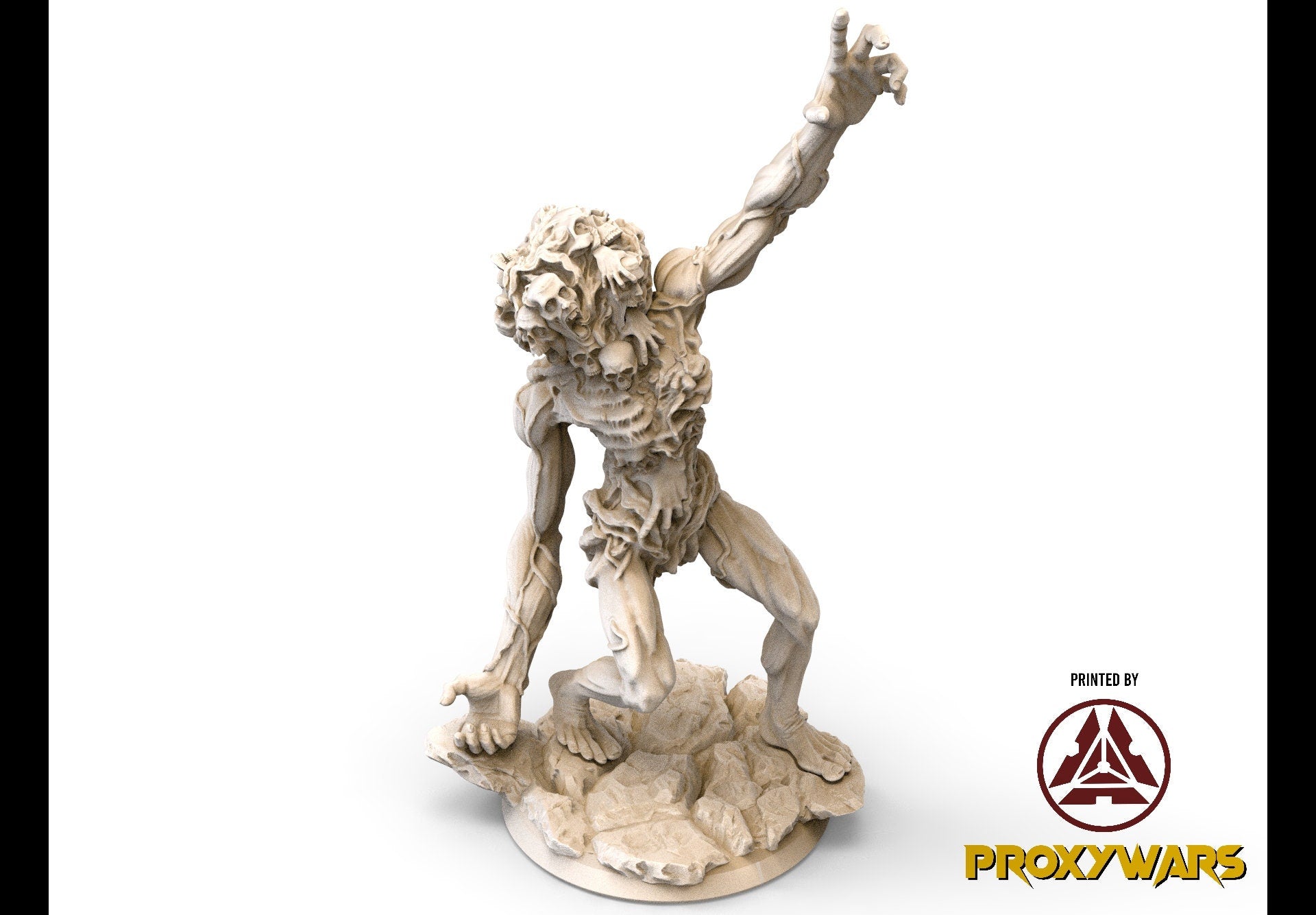 The Spectral Reckoning - Enemy - Mathenas, Gargoyle King (Medium - 25 mm), Flesh of Gods, for Wargames, Dungeons & Dragons TTRPG