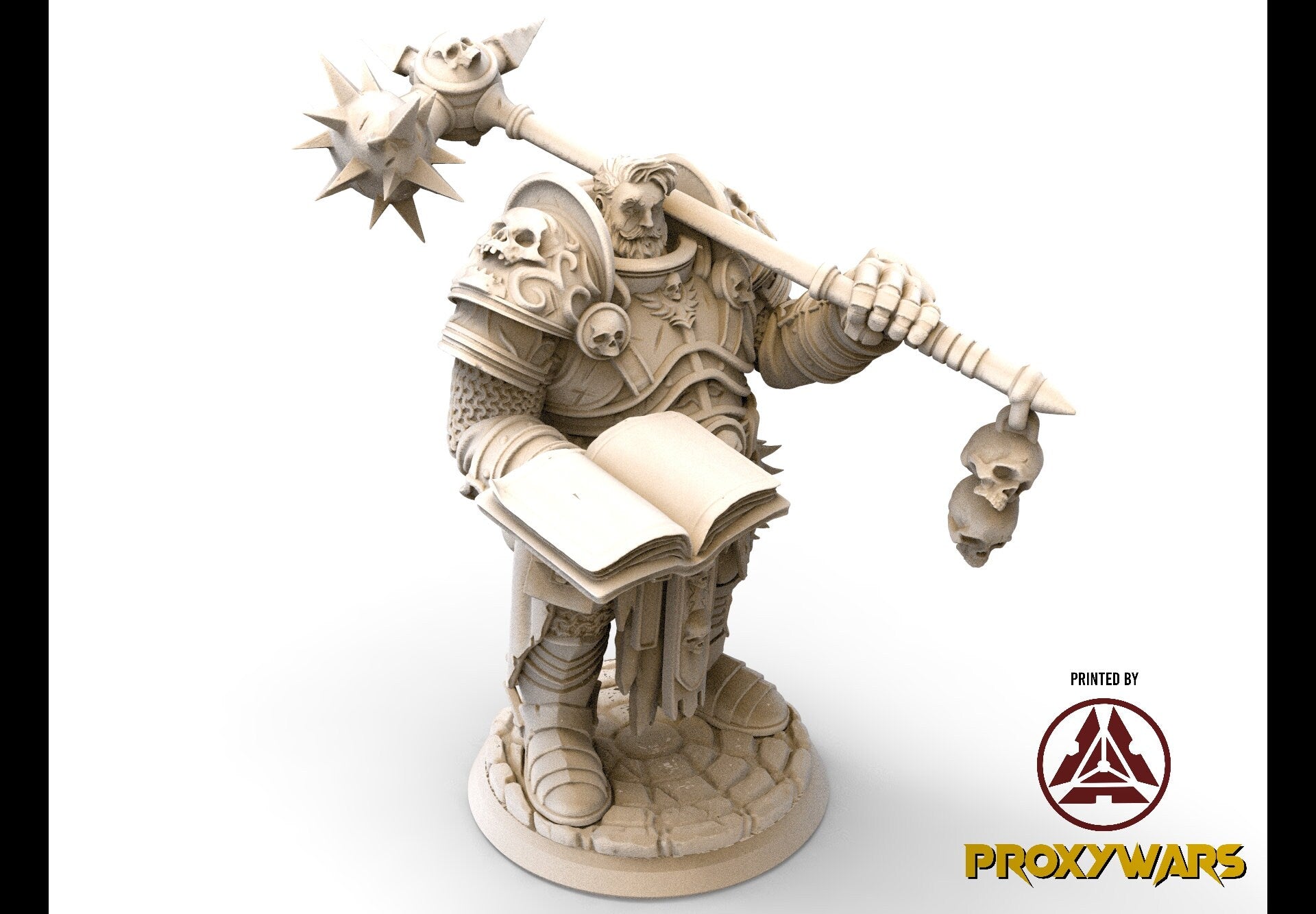 The Spectral Reckoning - Hero - 75mm Thebeus, The Revenant Sorcerer, Flesh of Gods, for Wargames, Dungeons & Dragons TTRPG