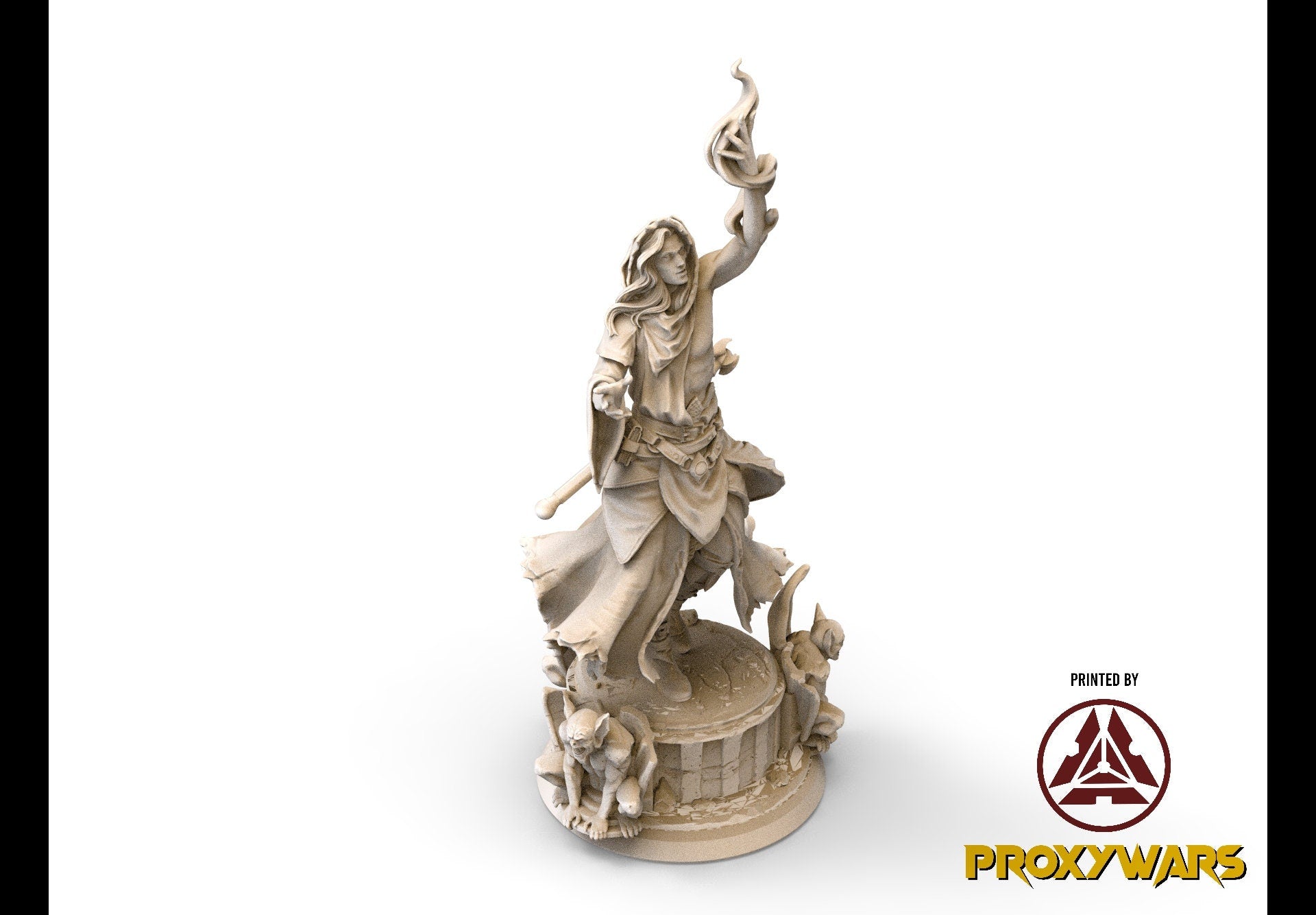 The Spectral Reckoning - Hero - 75mm Brondar, Death Domain Cleric V2, Flesh of Gods, for Wargames, Dungeons & Dragons TTRPG