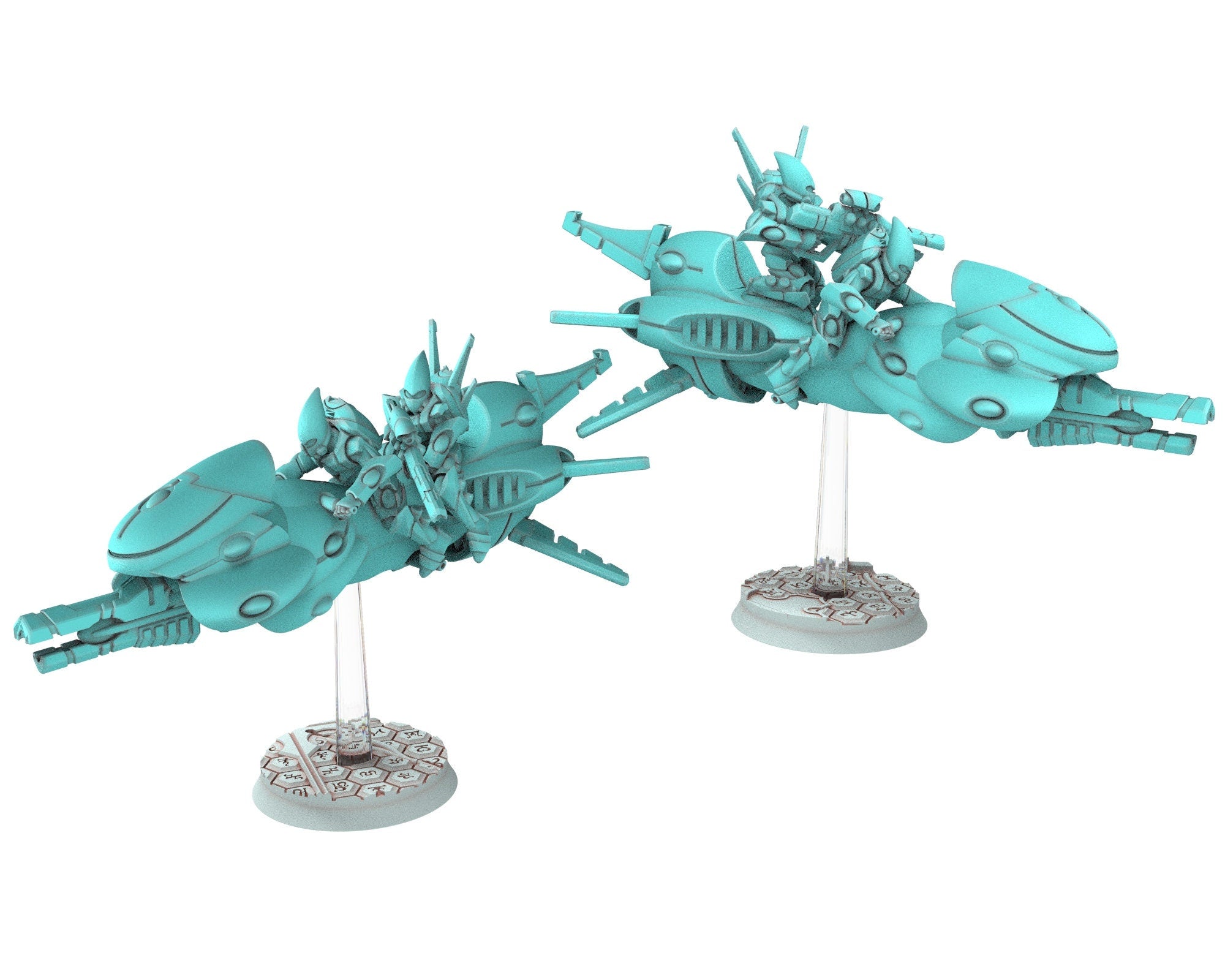 Space Elves - Motojet Astromancer modular miniature - Tech Elves Edge Miniatures, The Cursed Dimension