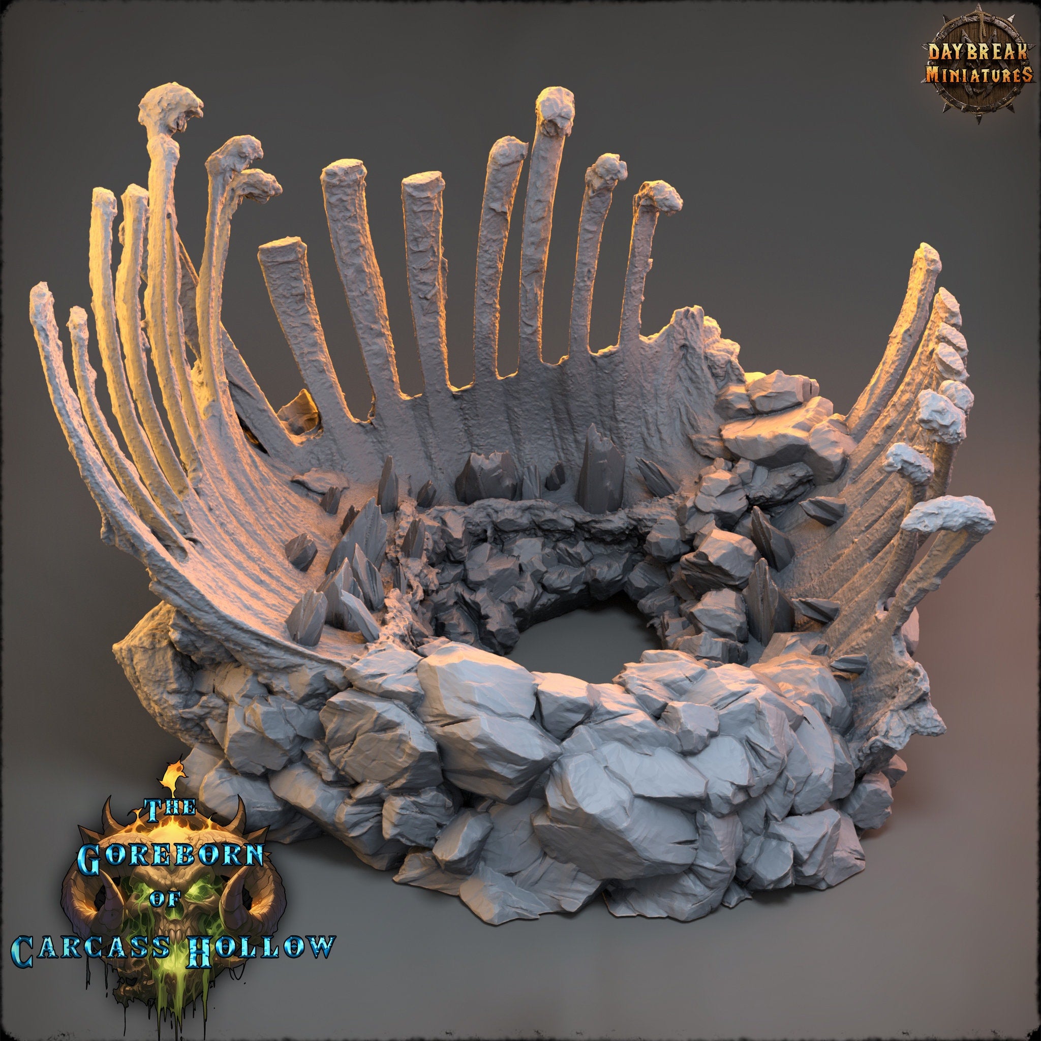 The Goreborn of Carcass Hollow - Arraz Decza, quest for glory, DayBreak Miniatures, for Wargames, Dungeons & Dragons TTRPG