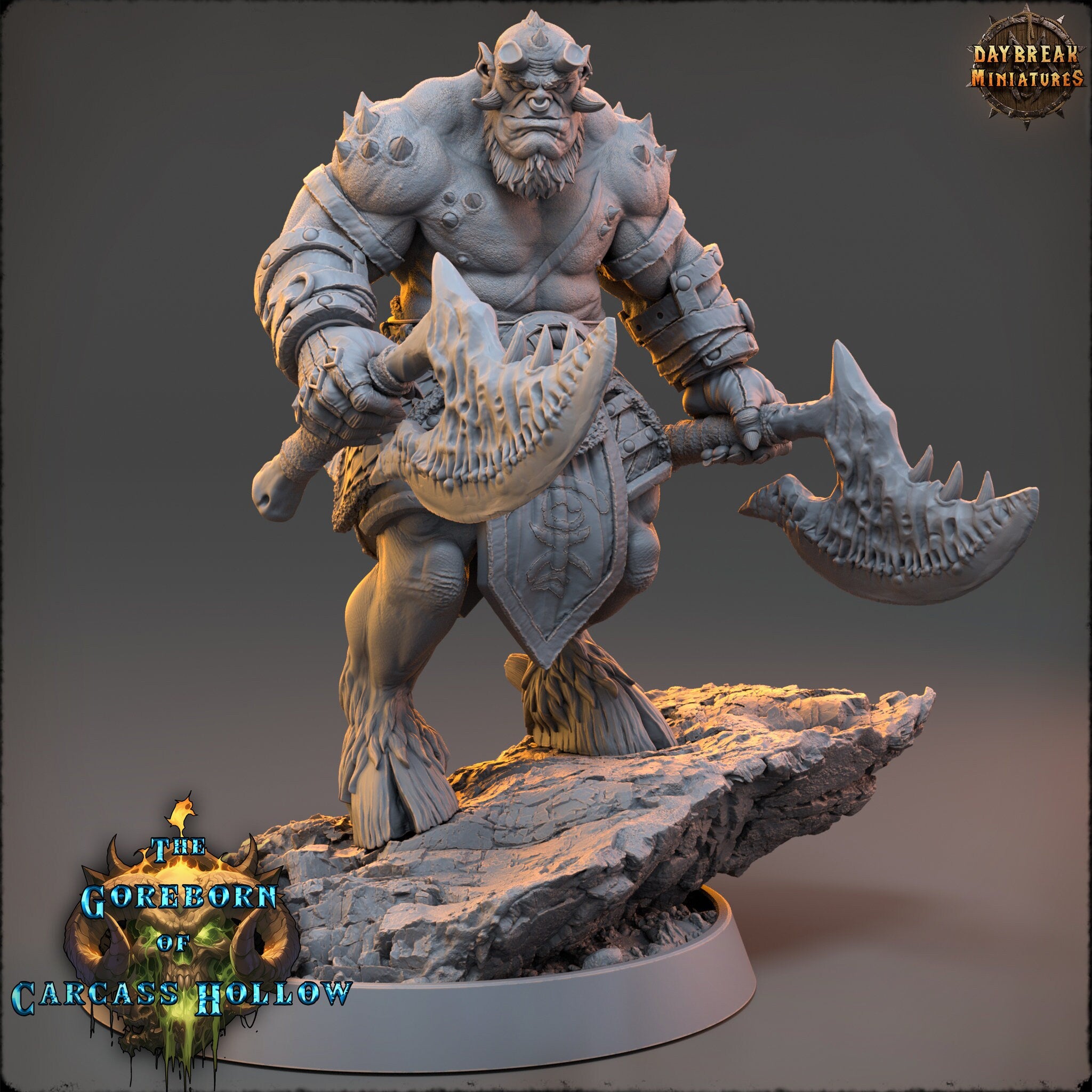 The Goreborn of Carcass Hollow - Vexar Jorath, quest for glory, DayBreak Miniatures, for Wargames, Dungeons & Dragons TTRPG