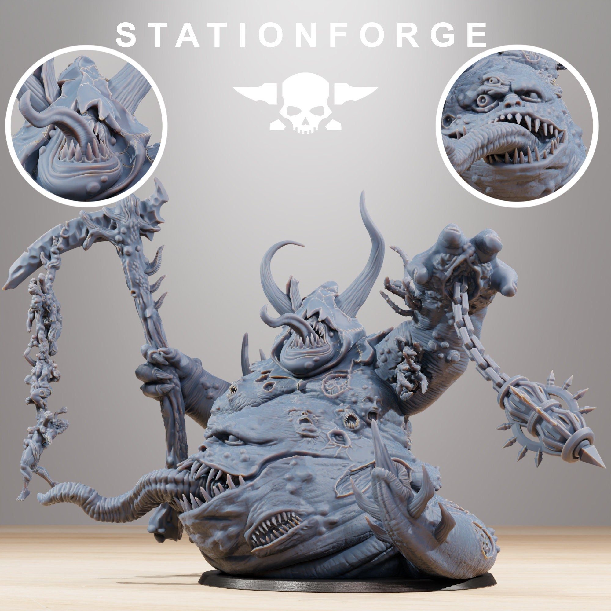 Wild hunters - Chaos Daemon warrior destructor of the lord of skulls, Wild Hunter, Blooddrinker