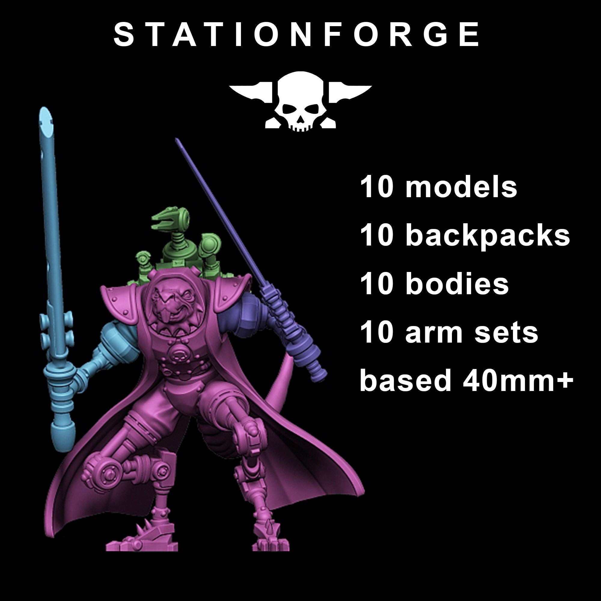 Wild hunters - Chaos Daemon warrior destructor of the lord of skulls, Wild Hunter, Blooddrinker