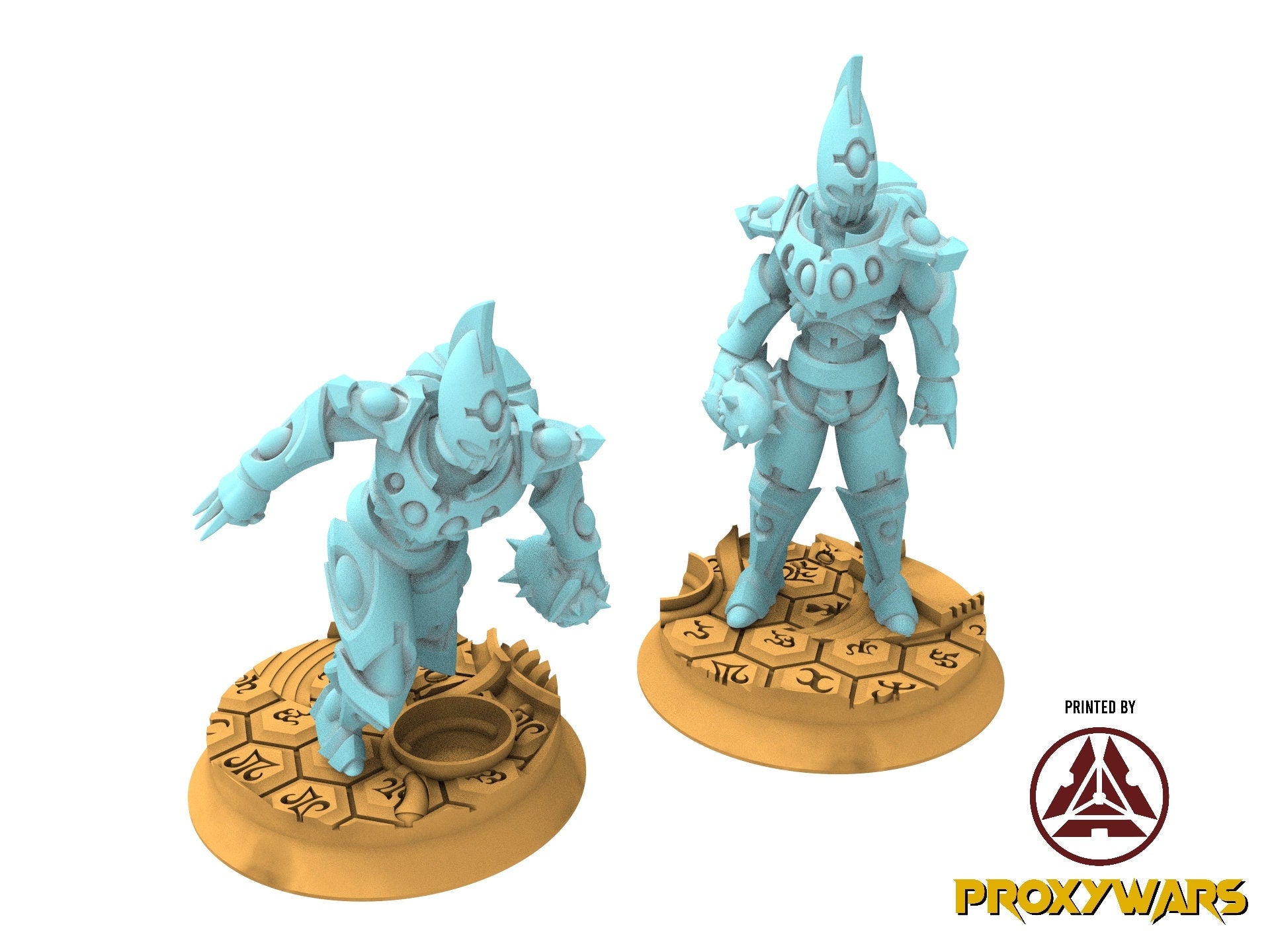 Space Elves - x2 SpikeBall Elites - Tech Elves Edge Miniatures, The Cursed Dimension