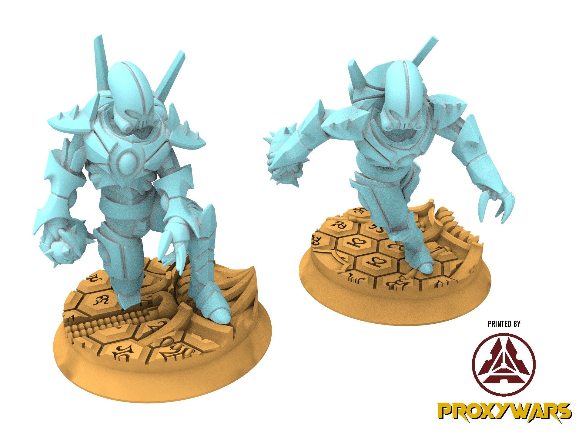 Space Elves - x2 SpikeBall HighAstromancer - Tech Elves Edge Miniatures, The Cursed Dimension