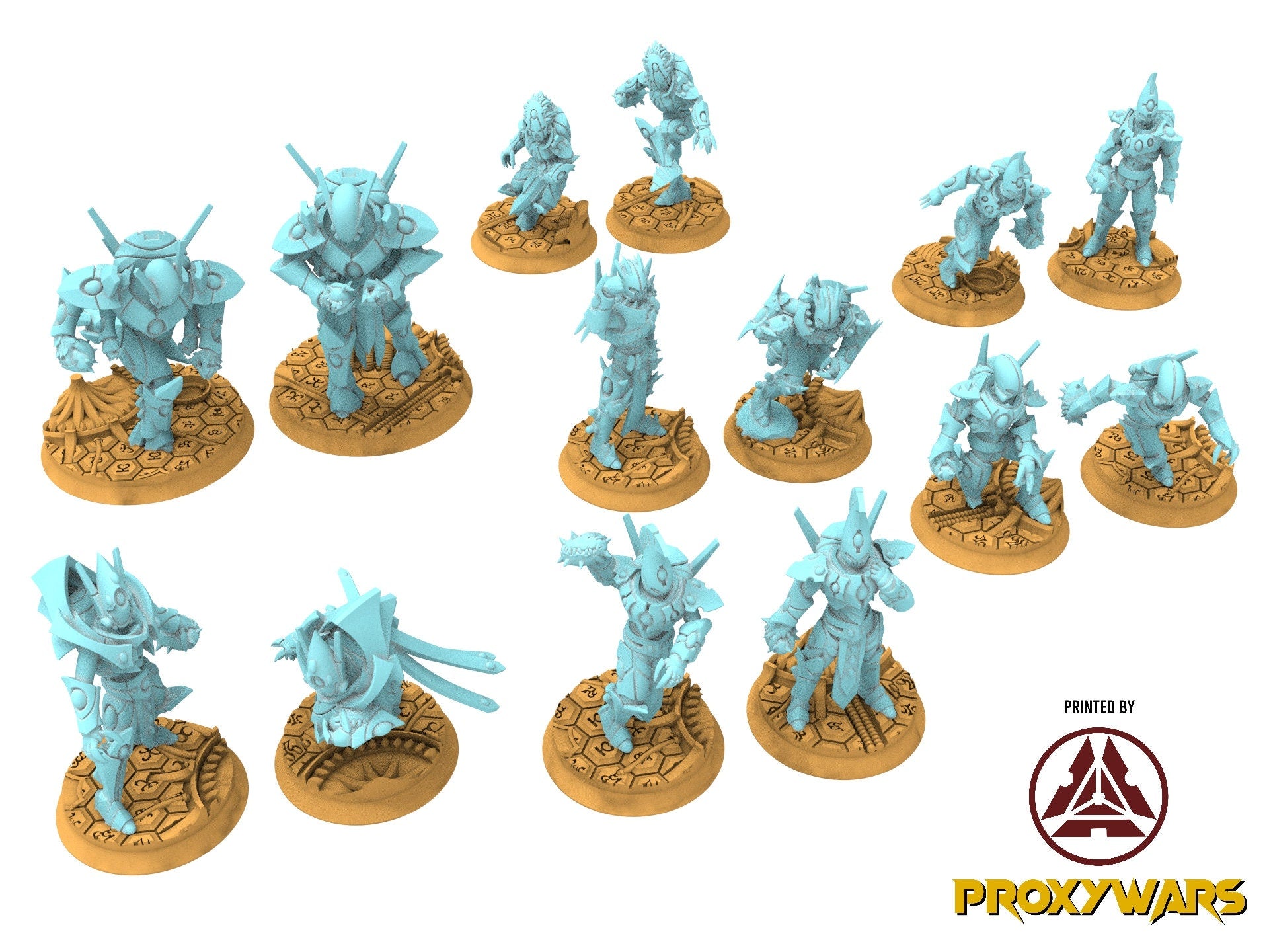 Space Elves - x2 SpikeBall HighAstromancer - Tech Elves Edge Miniatures, The Cursed Dimension