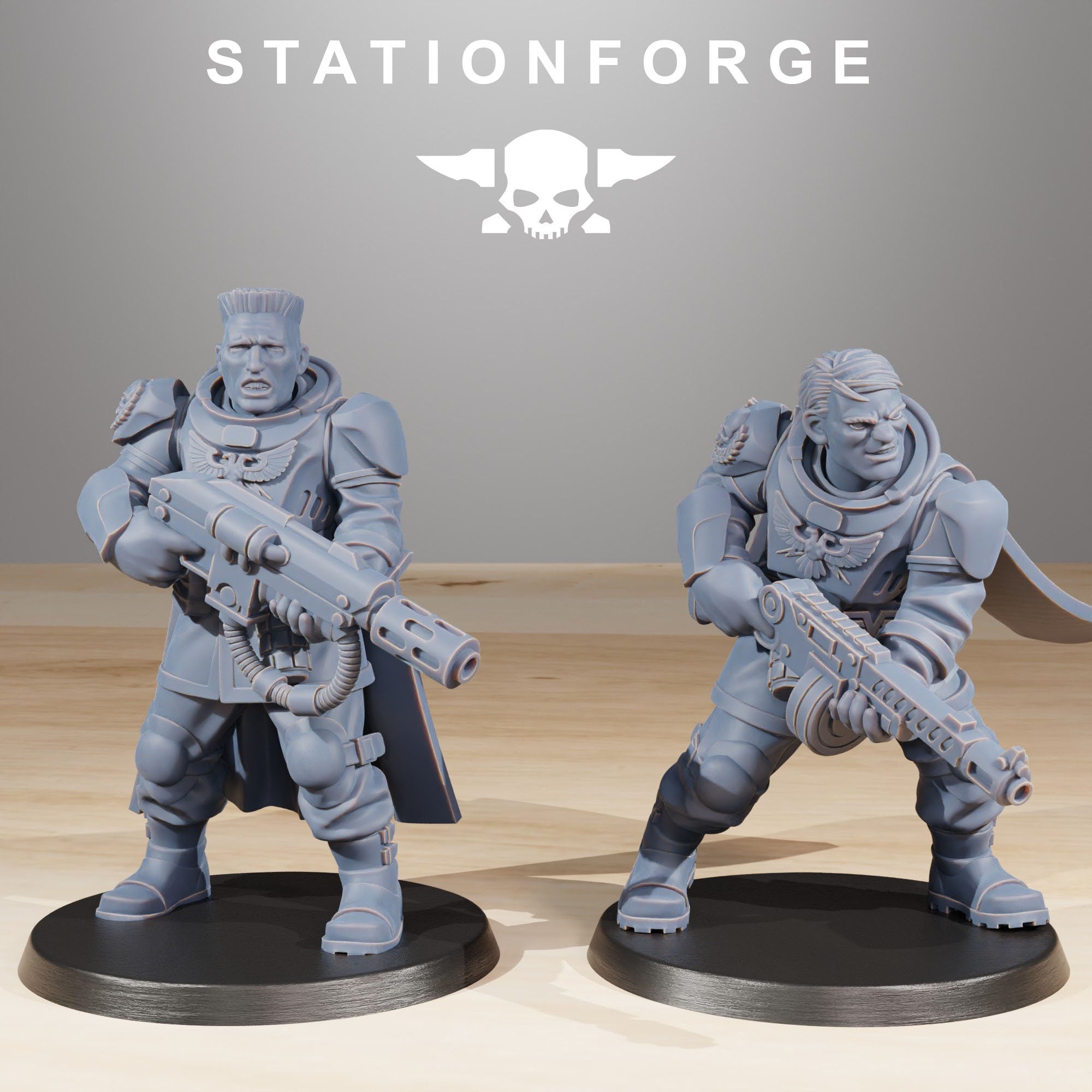 National Guard - Vaskar Freedom Fighters, mechanized infantry, post apocalyptic empire, usable for tabletop wargame.