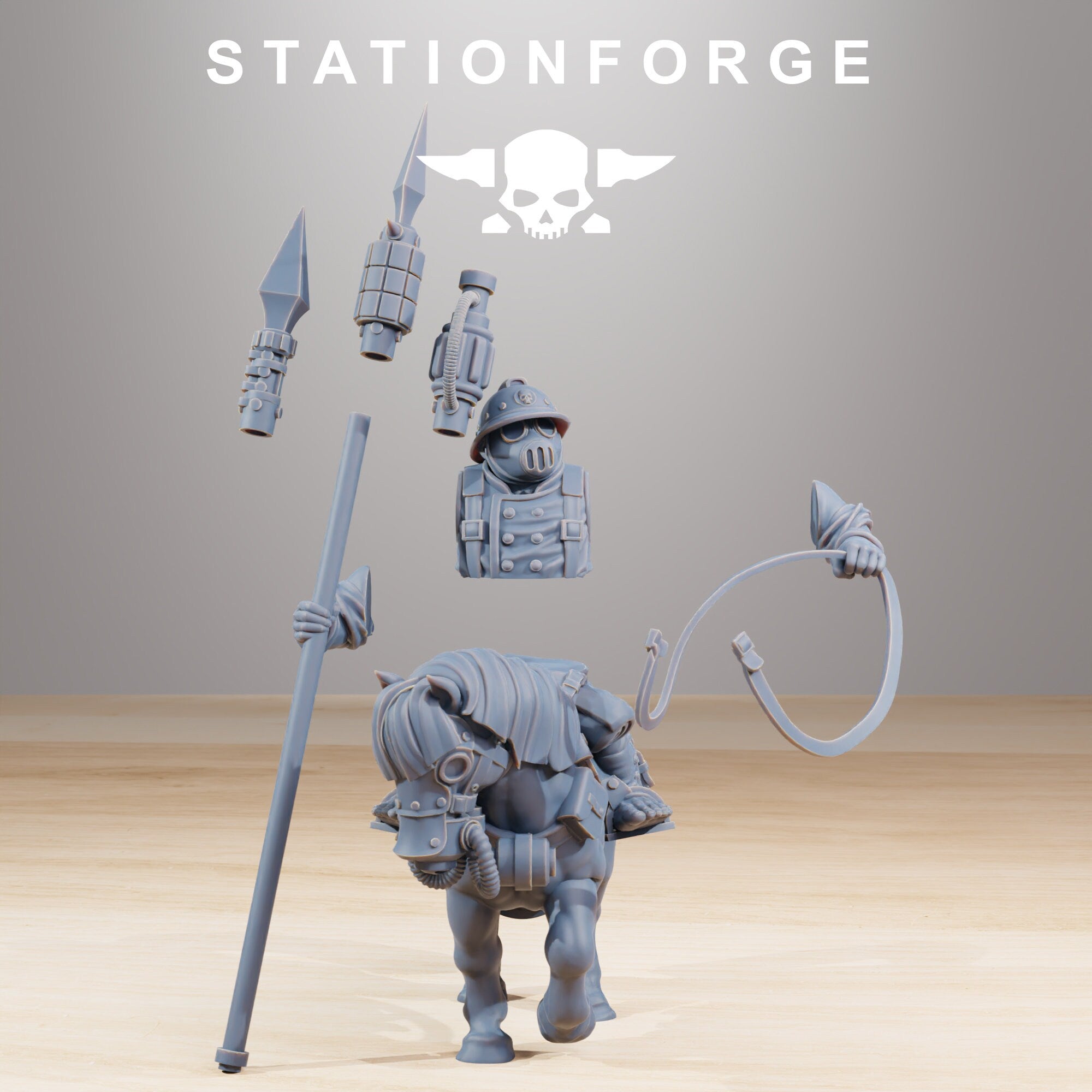 Grimguard - Snipers, mechanized infantry, post apocalyptic empire, usable for tabletop wargame.
