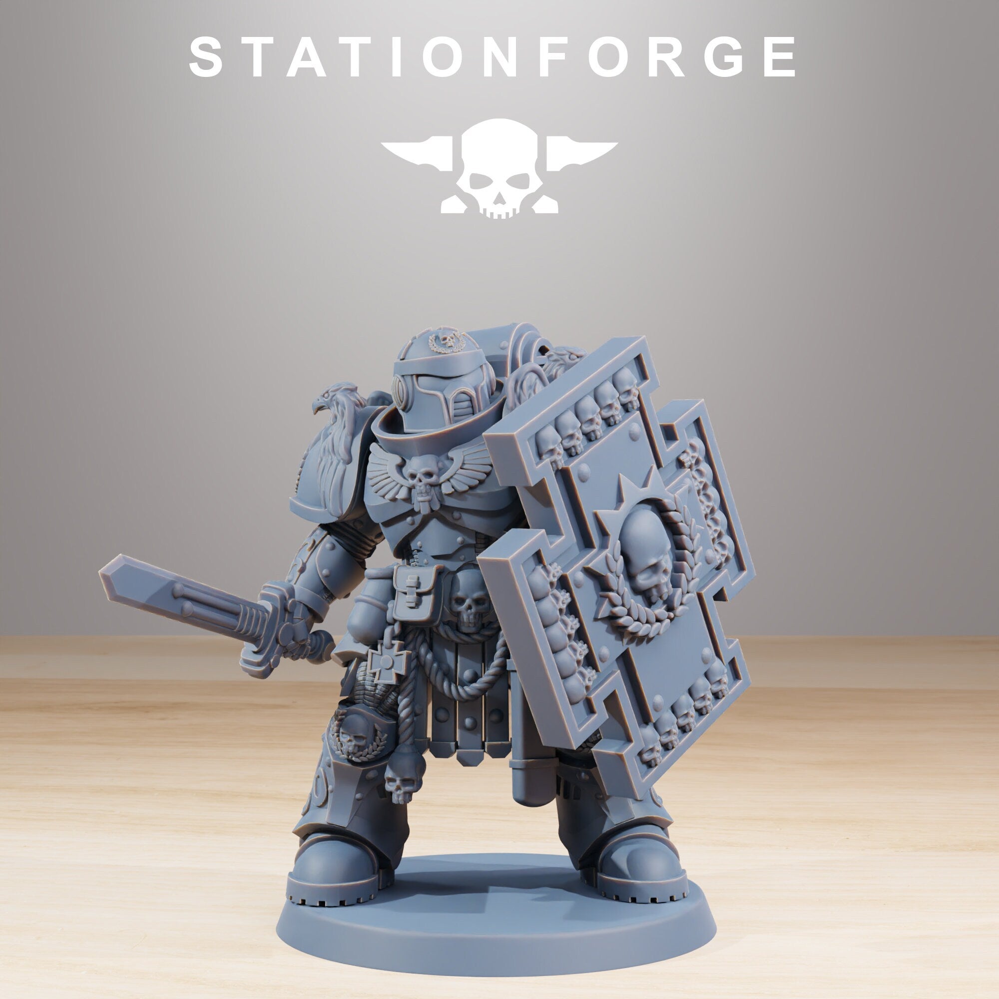 Socratis - Guardmen, mechanized infantry, post apocalyptic empire, usable for tabletop wargame.