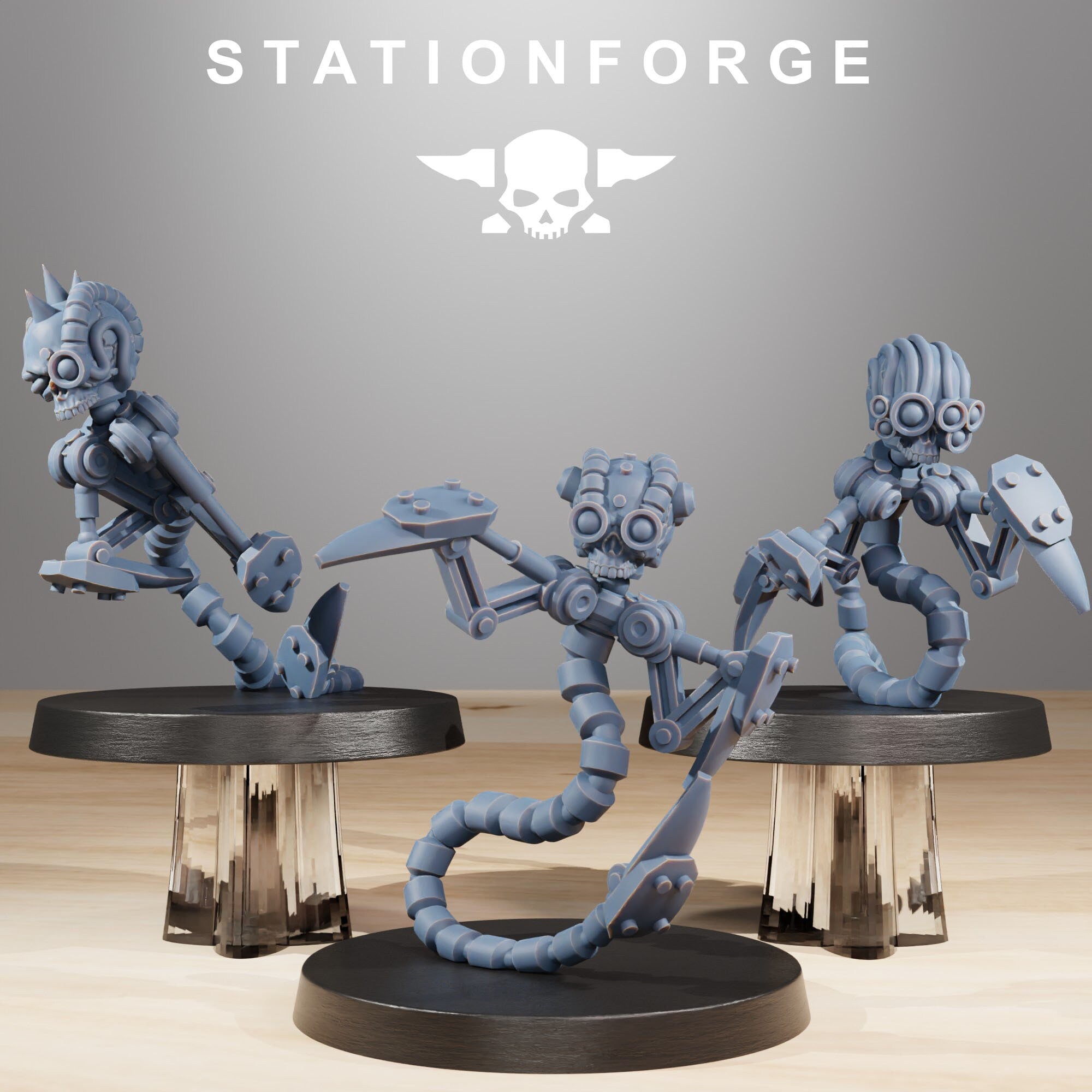 Servo - Bots Remake, mechanized infantry, post apocalyptic empire, usable for tabletop wargame.