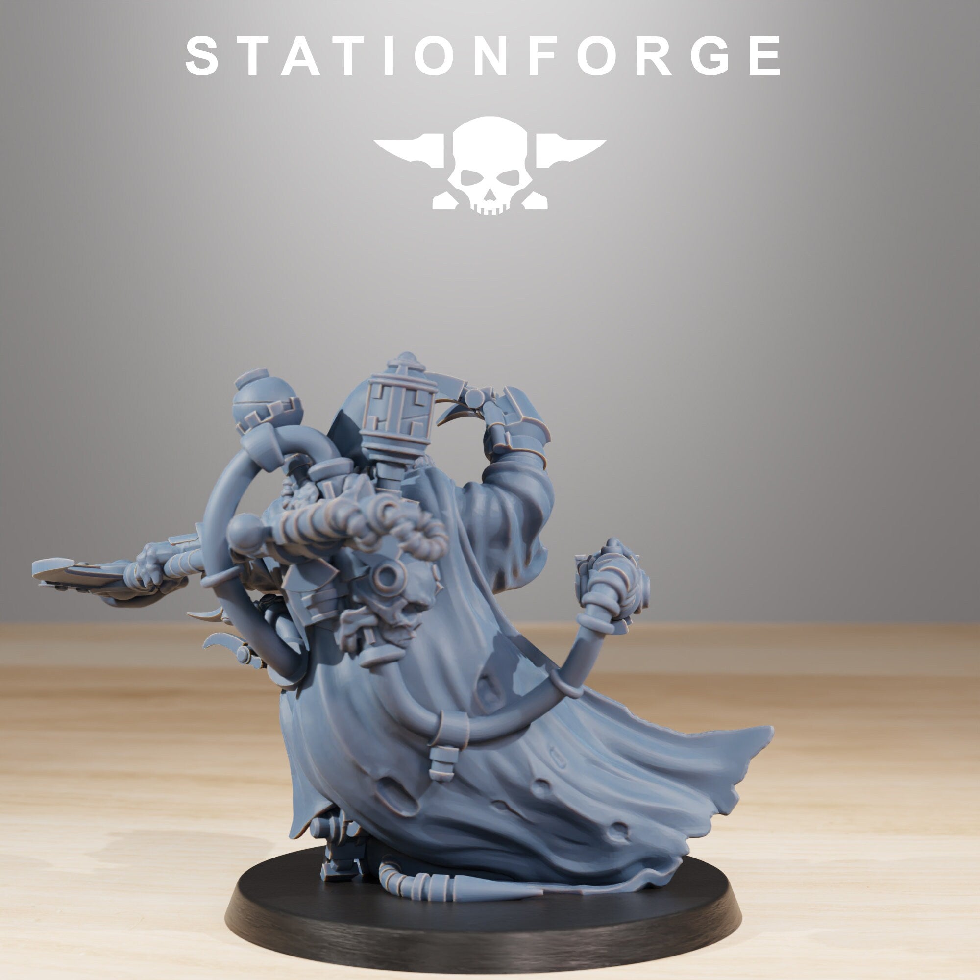 Scavenger - Cultist&Seer, infanterie mécanisée, empire post apocalyptique, utilisable pour tabletop wargame.