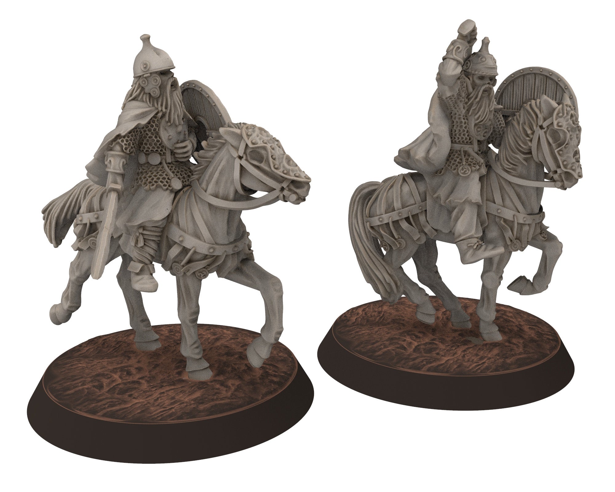 Undead Ghosts - Staff of Ghosty Gaul specters of the old war, under the mountain, miniatures for wargame D&D, LOTR...
