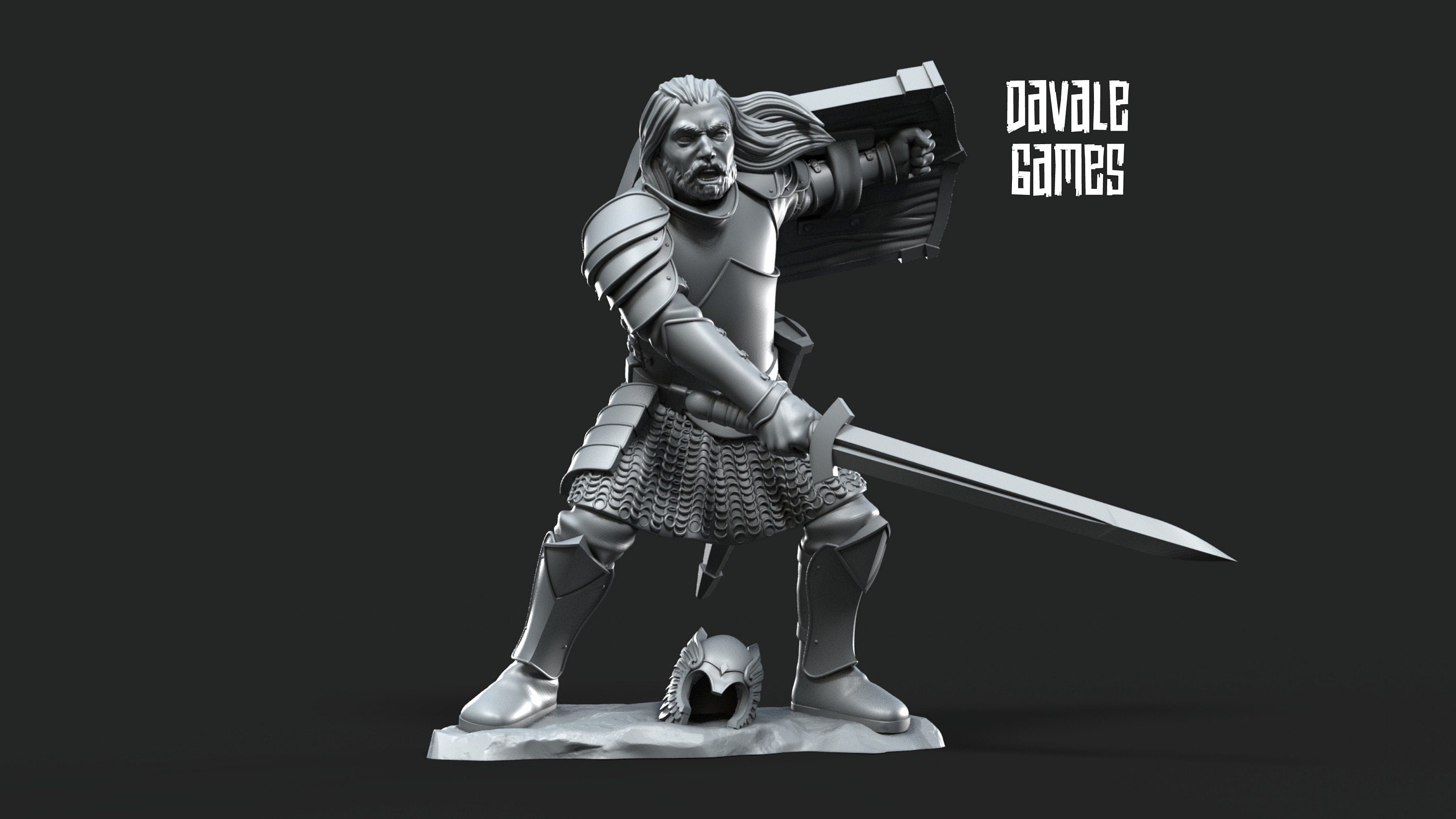 Gandor - Rangers of the North, Protectors of the Shire, Dune Din, Misty Mountains, Bowmen, Scouts miniatures for wargame D&D, Lotr...