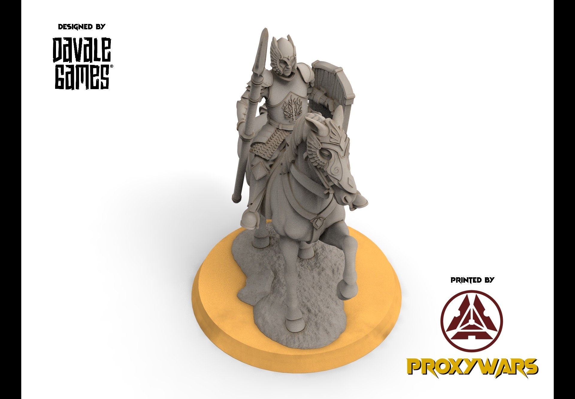Gandor - Grey Castle Knights, Protectors of the Shire, Dune Din, Bowmen, Scouts miniatures for wargame D&D, Lotr...