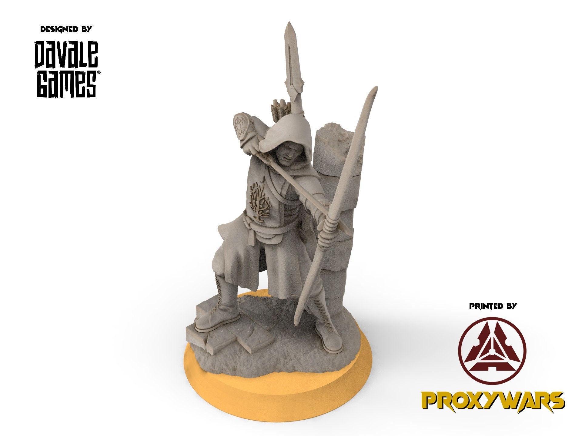 Gandor - Rangers of the North, Protectors of the Shire, Dune Din, Misty Mountains, Bowmen, Scouts miniatures for wargame D&D, Lotr...