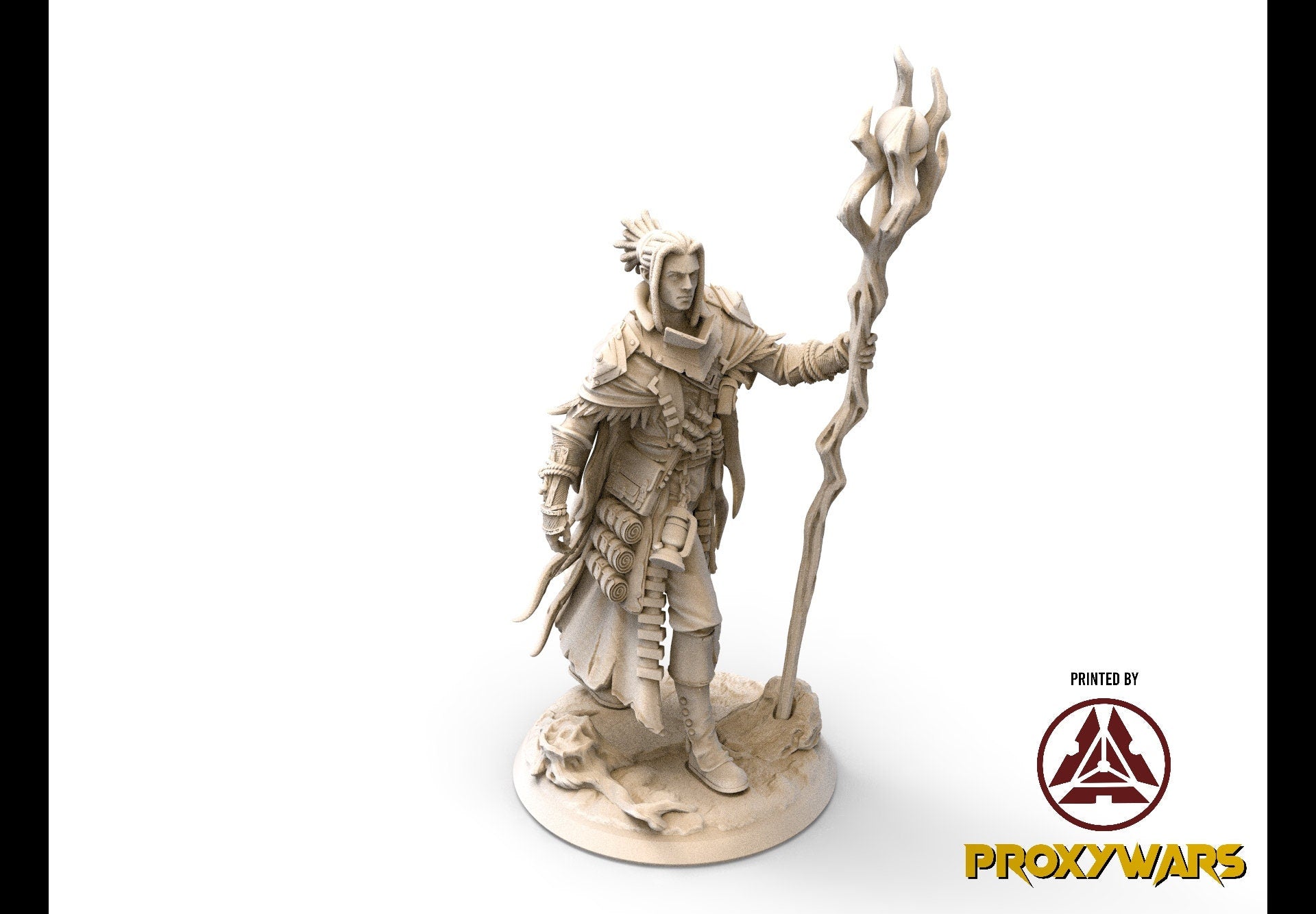 The Spectral Reckoning - Hero - 75mm Brondar, Death Domain Cleric V2, Flesh of Gods, for Wargames, Dungeons & Dragons TTRPG