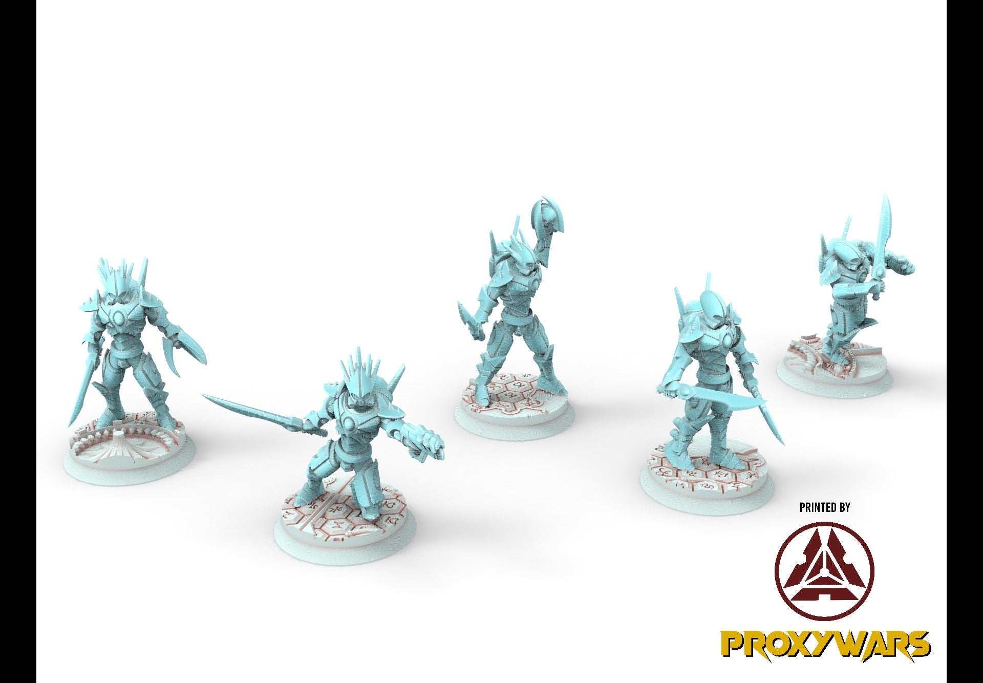 Space Elves - x10 Assault Warriors - Tech Elves Edge Miniatures, The Cursed Dimension