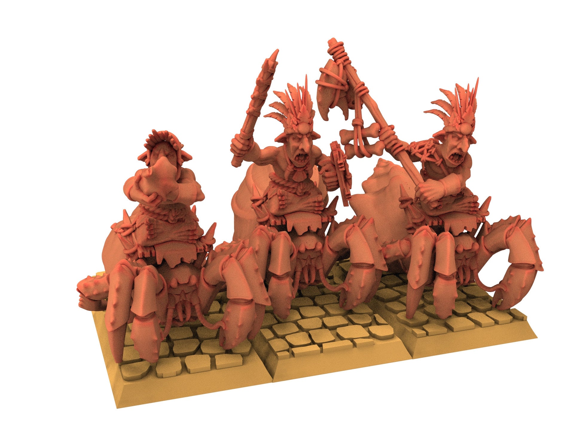Orc & Goblin - x1 Steppe Goblors Roller, utilisables pour Oldhammer, king of wars, 9th age