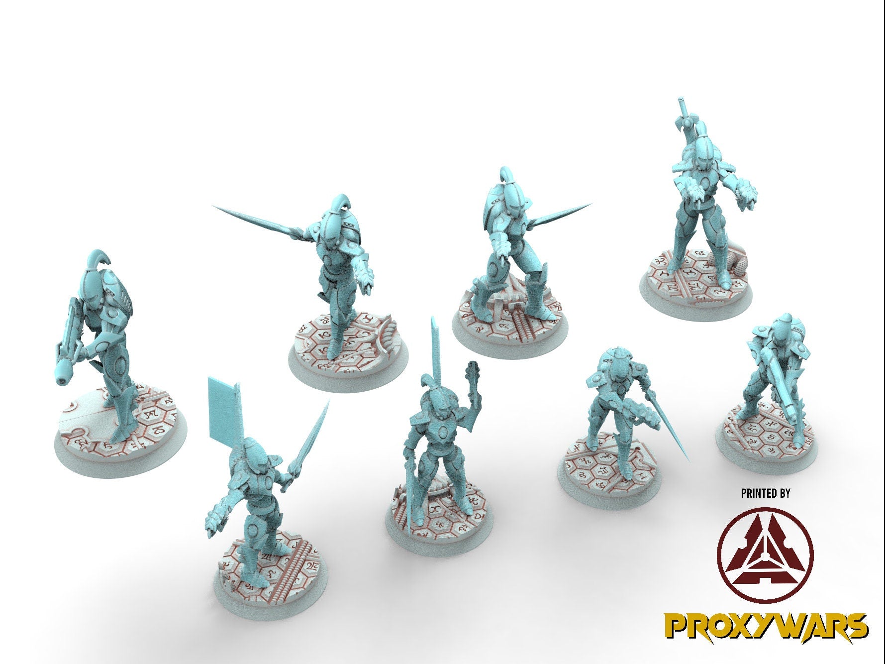 Space Elves - Bundle - Tech Elves Edge Miniatures, The Cursed Dimension