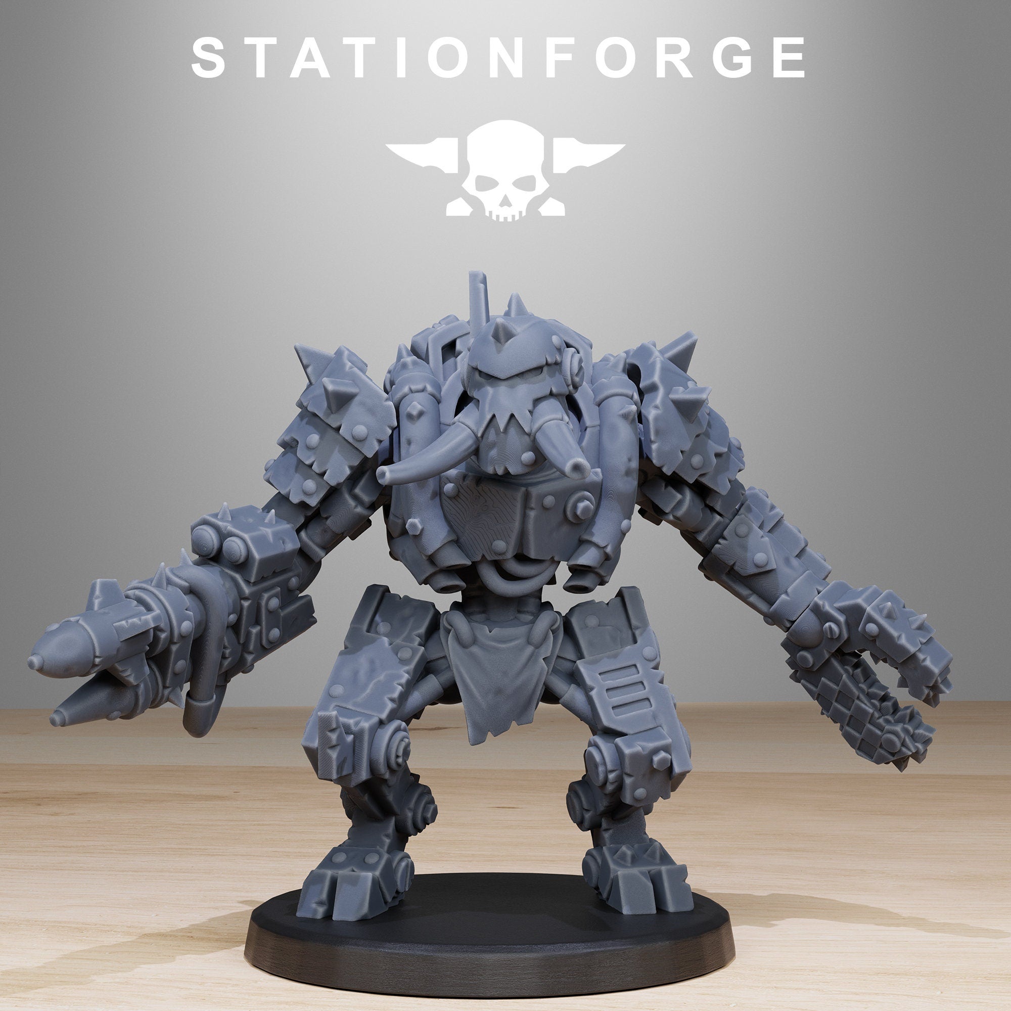 Green Skin - x10 Orkaz Bots Infantry, mechanized infantry, post apocalyptic empire, usable for tabletop wargame.
