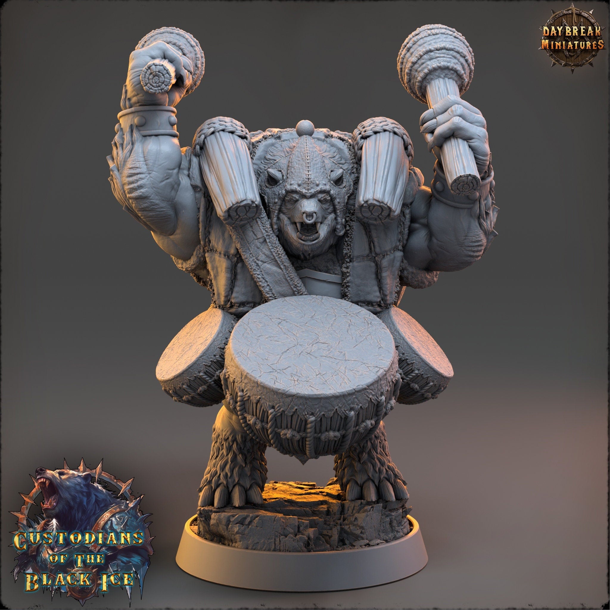 Custodians of The Black Ice - Igor Masher, quest for glory, DayBreak Miniatures, for Wargames, Dungeons & Dragons TTRPG