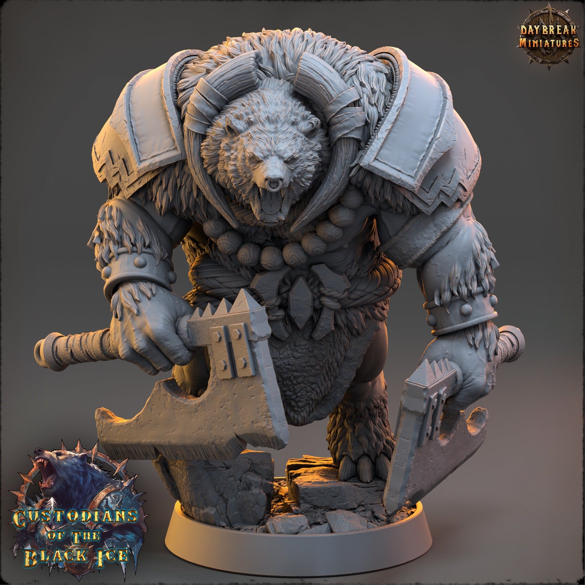 Custodians of The Black Ice - Igor Masher, quest for glory, DayBreak Miniatures, for Wargames, Dungeons & Dragons TTRPG