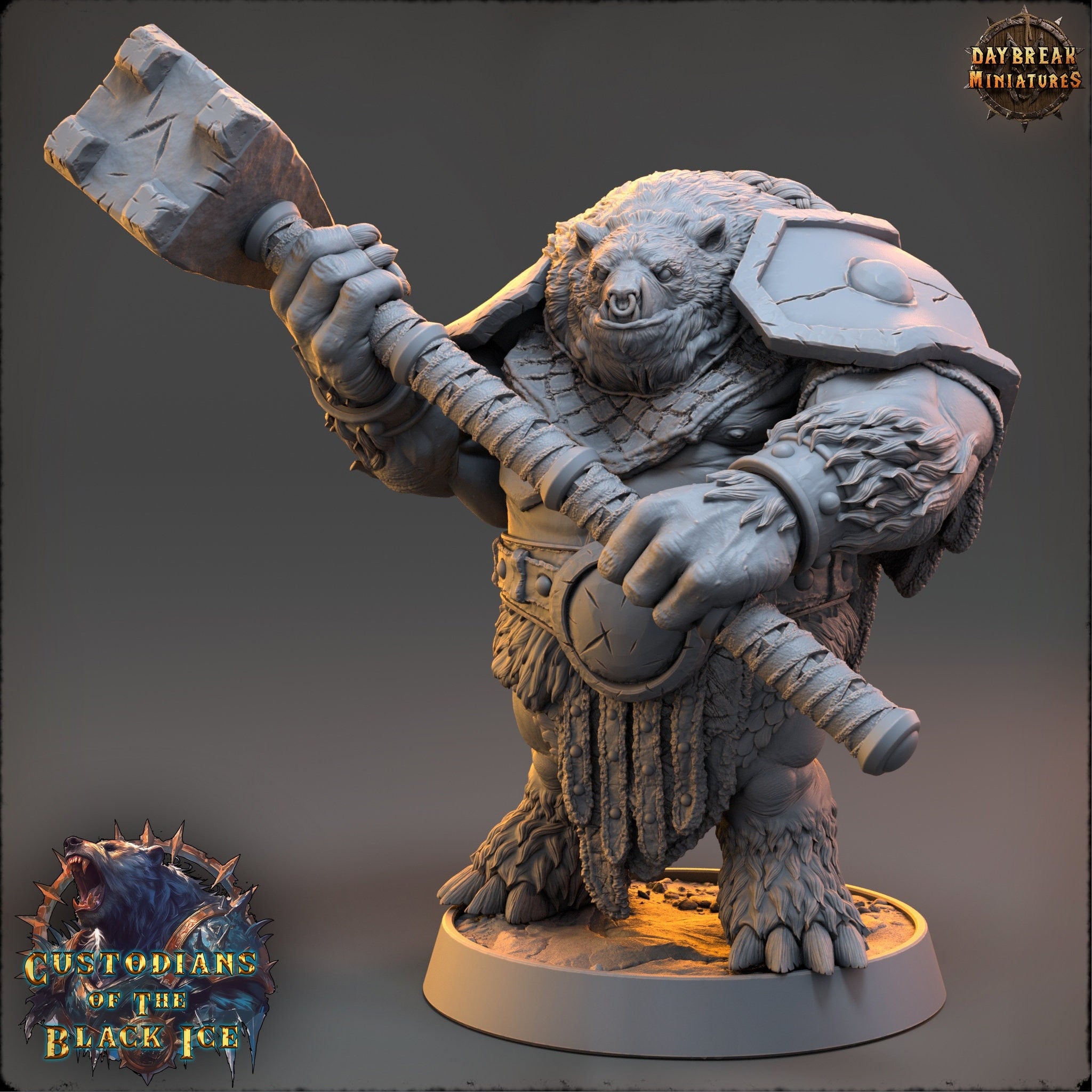 Custodians of The Black Ice - Igor Masher, quest for glory, DayBreak Miniatures, for Wargames, Dungeons & Dragons TTRPG