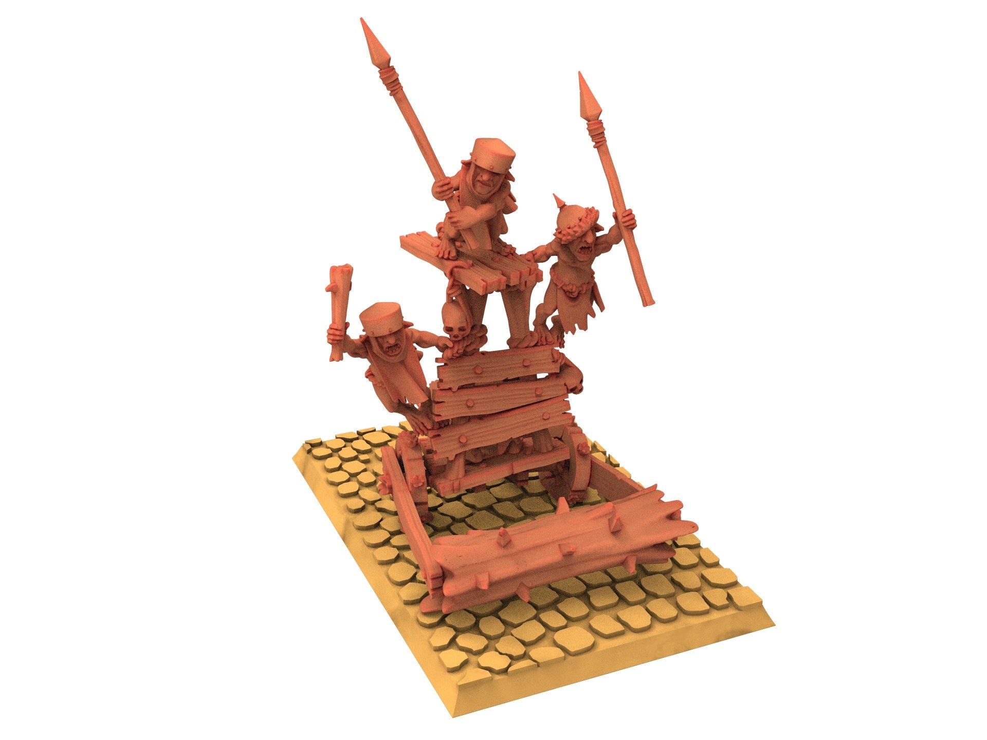 Orc & Goblin - x5 Mounted Coast Goblins, utilisables pour Oldhammer, king of wars, 9th age