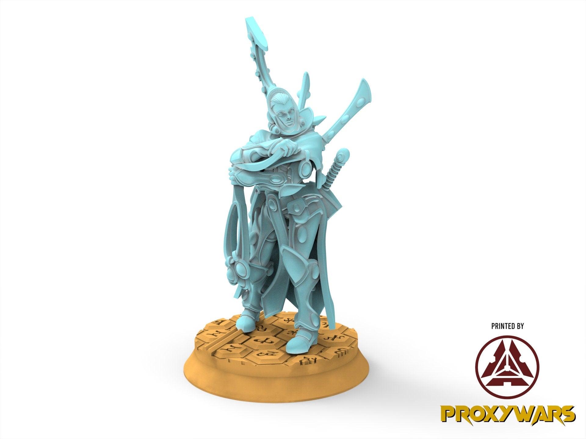 Space Elves - x1 Corsair Heavy Gunners - Tech Elves Edge Miniatures, The Cursed Dimension