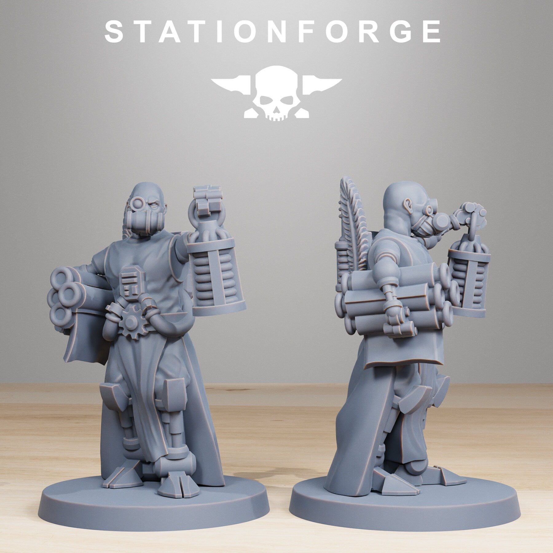 Scavenger - x10 Vicars, mechanized infantry, post apocalyptic empire, usable for tabletop wargame.