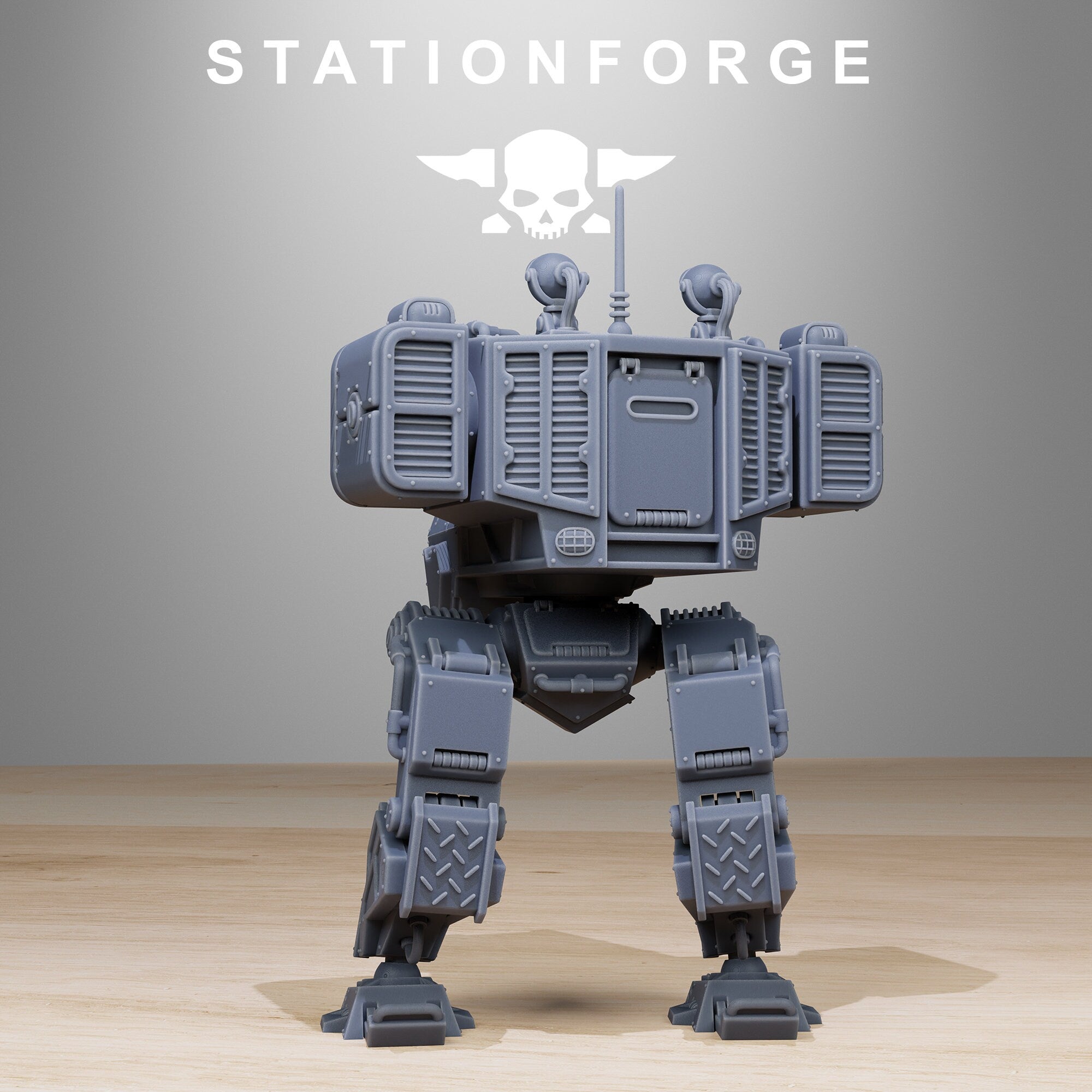 National Guard - x1 Vaskar Walker, assassin, mechanized infantry, post apocalyptic empire, usable for tabletop wargame.