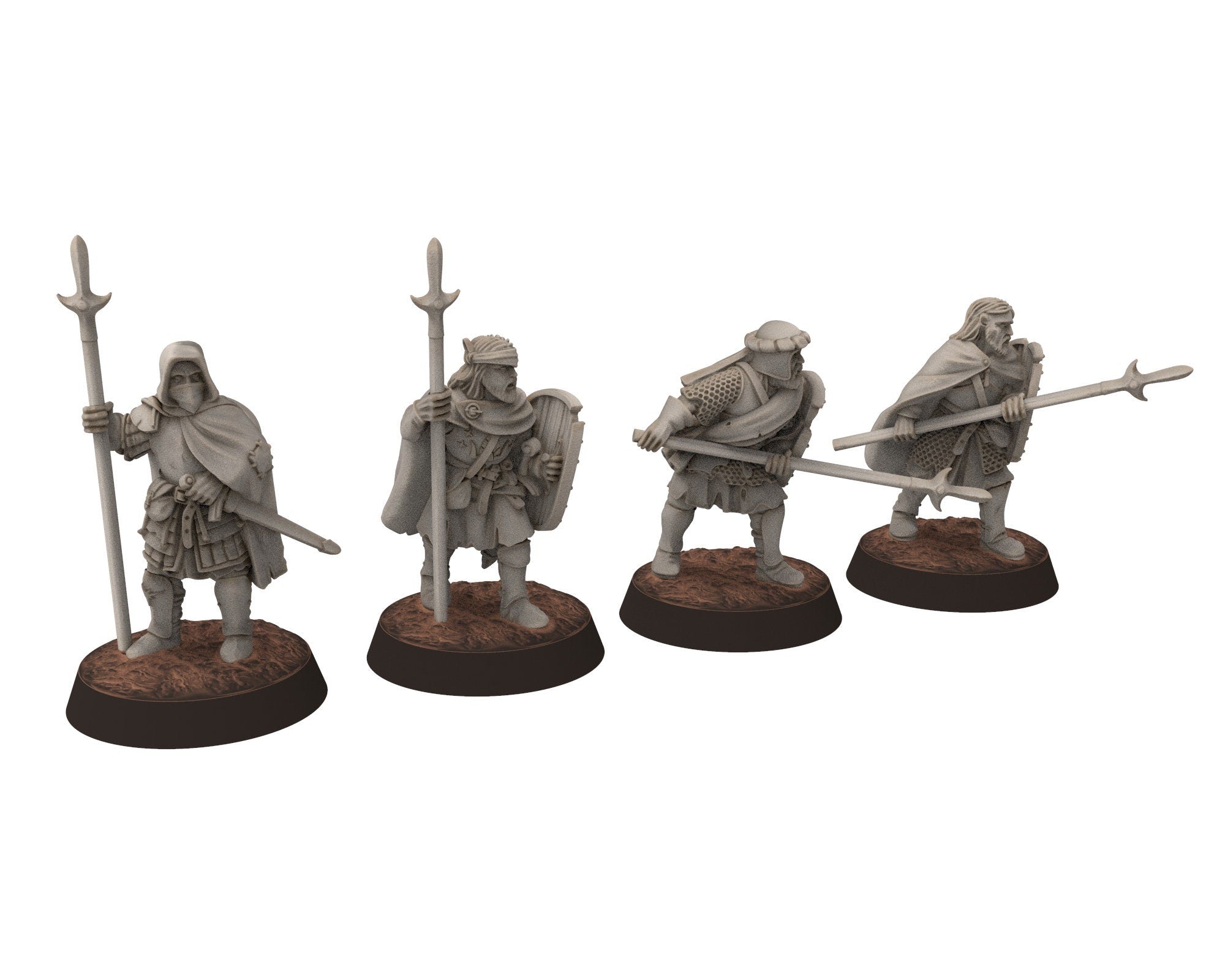 Ornor - Arnaudin Knights, Lost Kingdom of the North, Misty Mountains, Medburry miniatures for wargame, DnD, Lotr