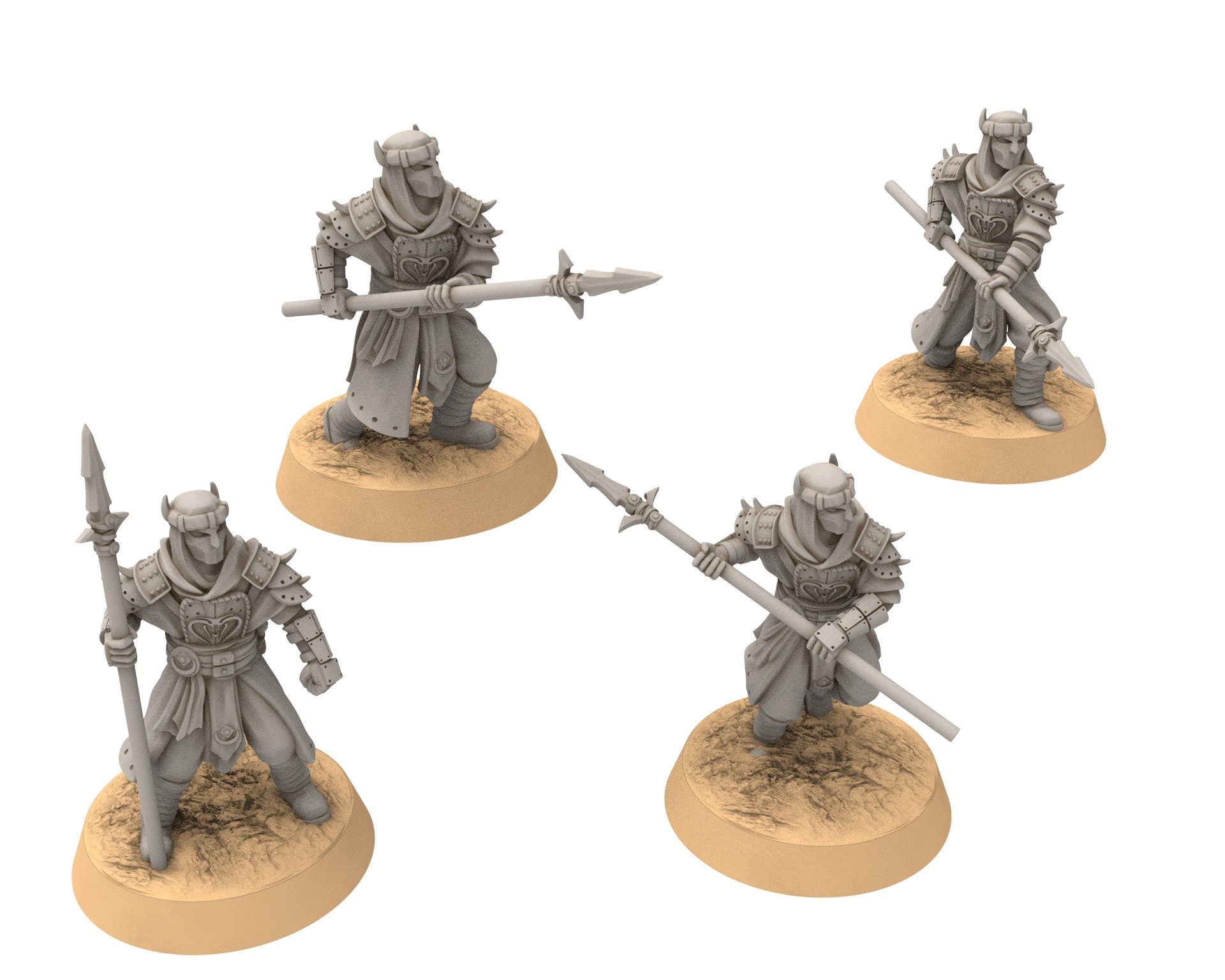 Harad - x62 Bundle, Berber nomads, Harad Bedouin Arabs Sarazins miniatures for wargame D&D, Lotr... Quatermaster3D