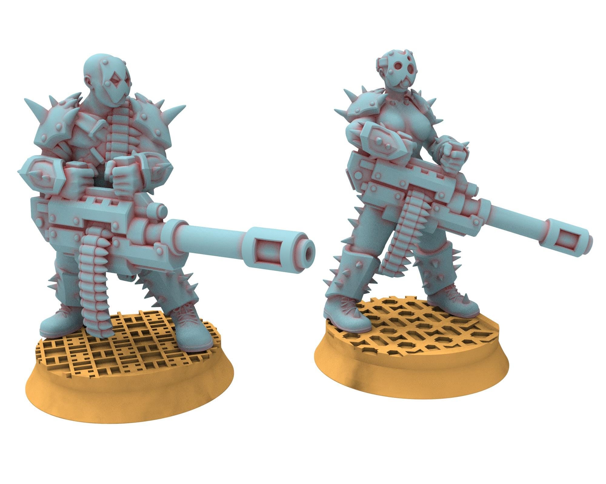 Followers of Change - 28mm Twisted Cultists of Chaos god - Full infantry unit - OPR Tabletop wargame Resin 3D printed proxy, Edge Miniatures