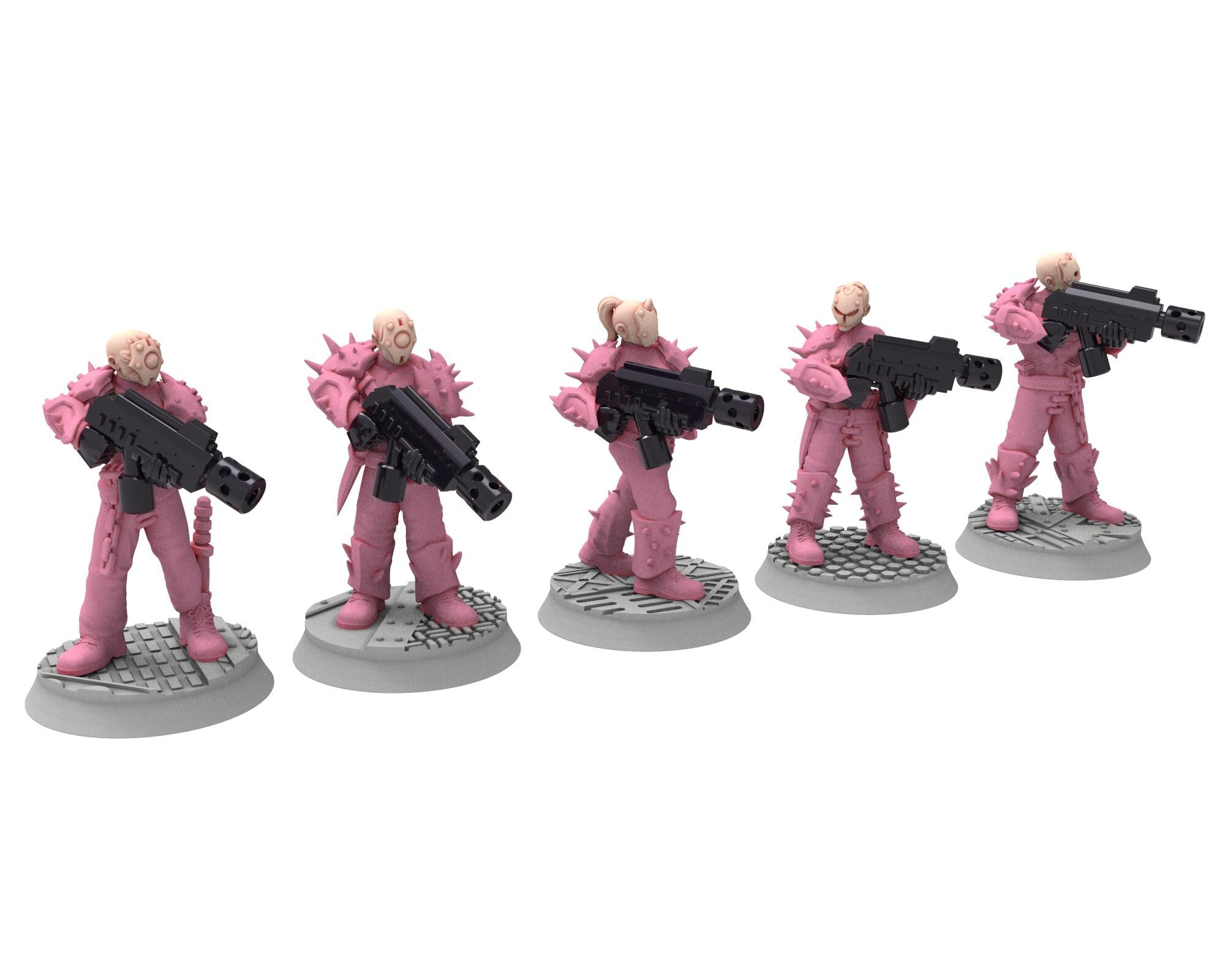 Daemons of lust - 28mm Sadistic Cultists of Chaos god - Full infantry unit - OPR Tabletop wargame Resin 3D printed proxy, Edge Miniatures