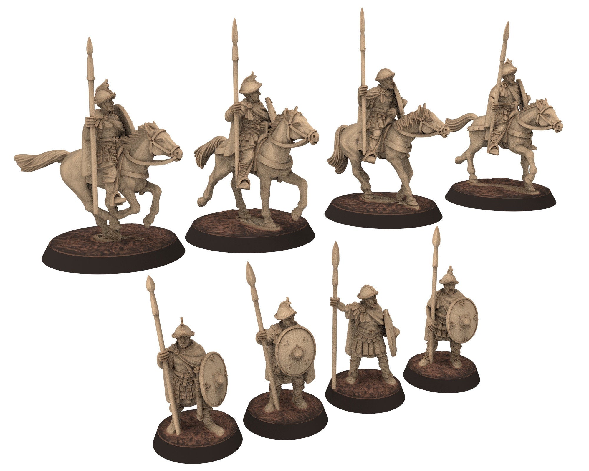 Dark Ages - King Charlemagne Mounted Carolingian Emperor Frank Empire, Alt Miniatures 28mm, Wargame Historical Saga... Medbury miniature