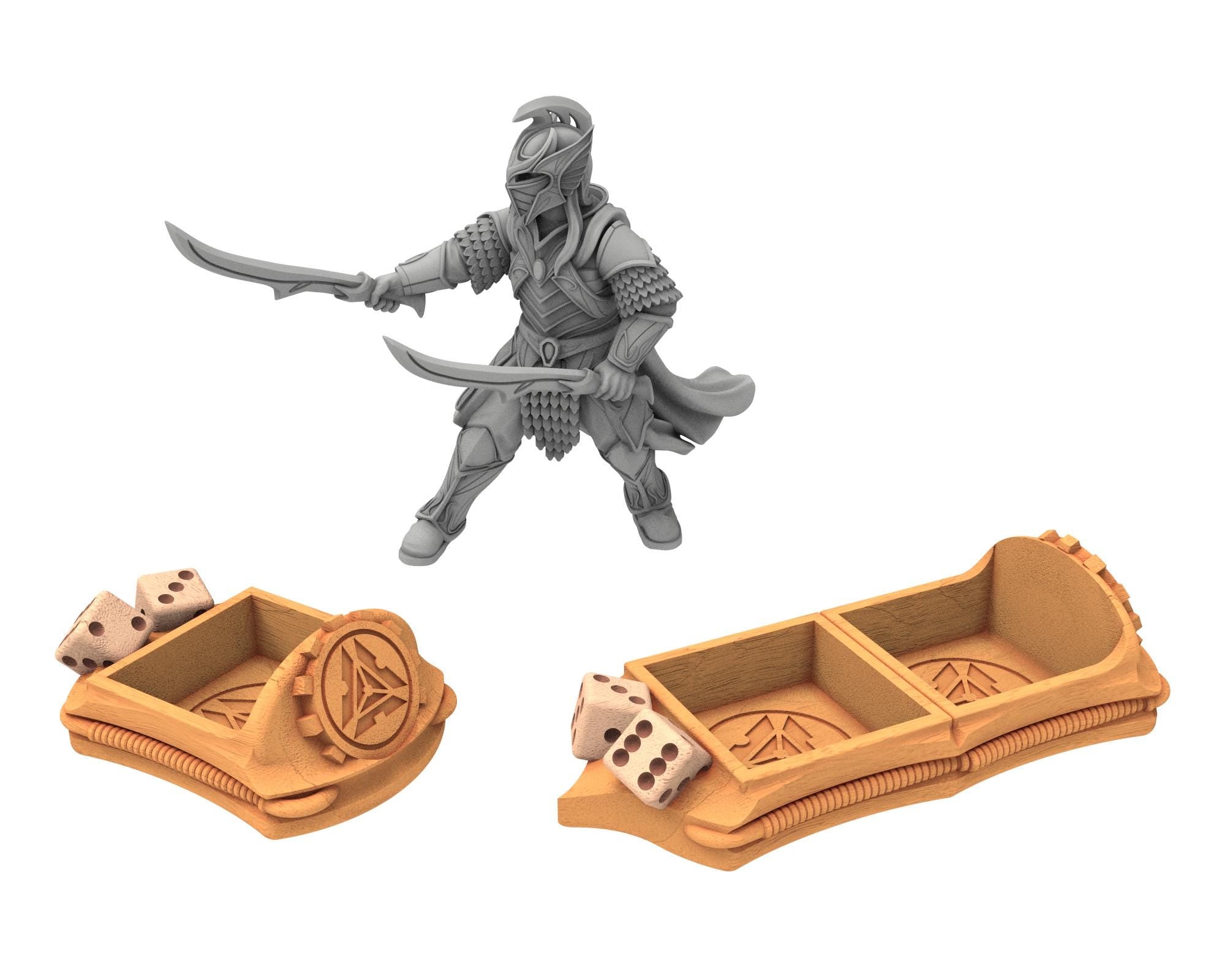 Tournement Wargaming Partnership - x50 Set Of Goodies Fantasy - x1 Miniature x2 Wound Trackers : Futuristic, Middle rings, Historical...