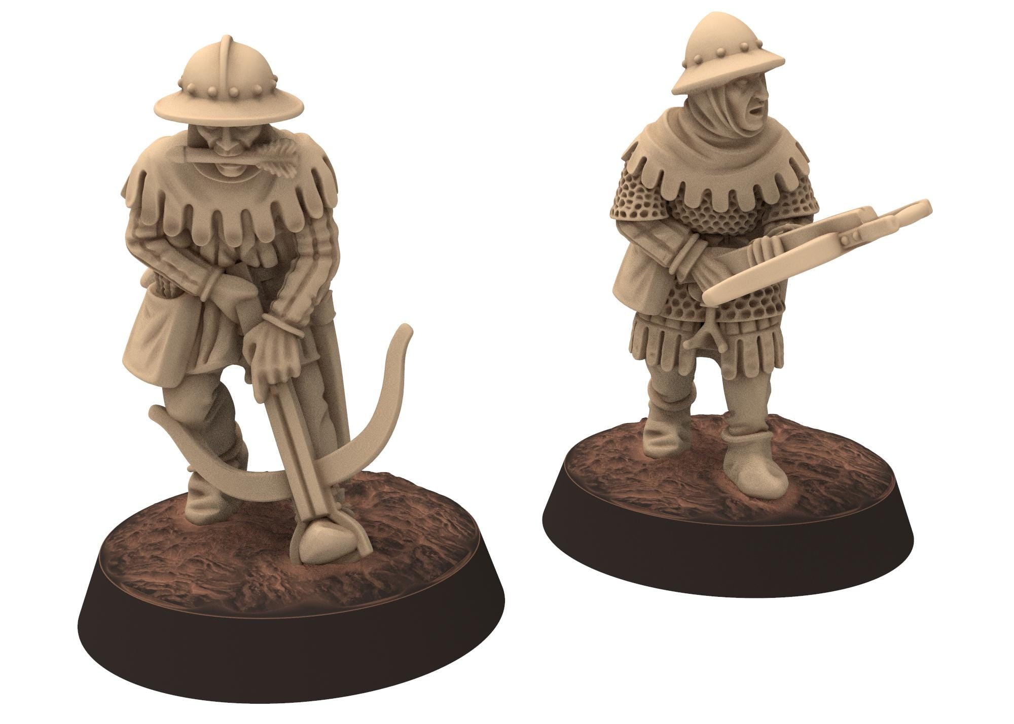 Medieval - France - French Men-at-arms, Spearmen, Medieval soldiers 100 Years War, 28mm Historical Wargame, Saga... Medbury miniatures