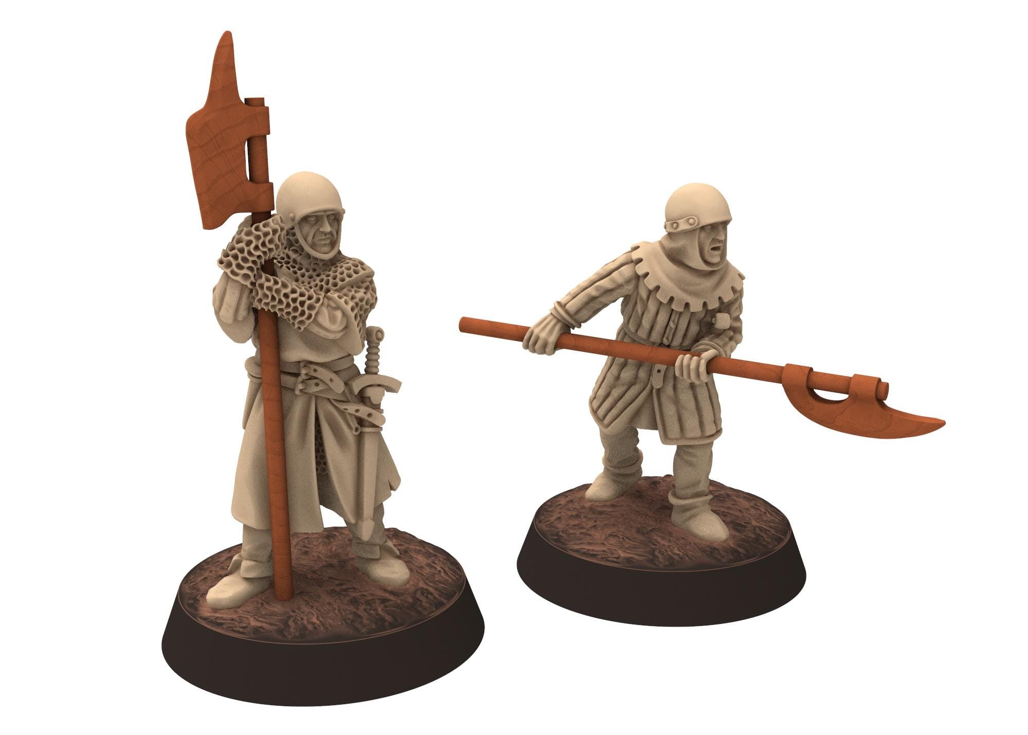 Medieval - England - Early 14th Century English Men At Arms Spearmen, 100 Years War, 28mm Historical Wargame, Saga... Medbury miniatures