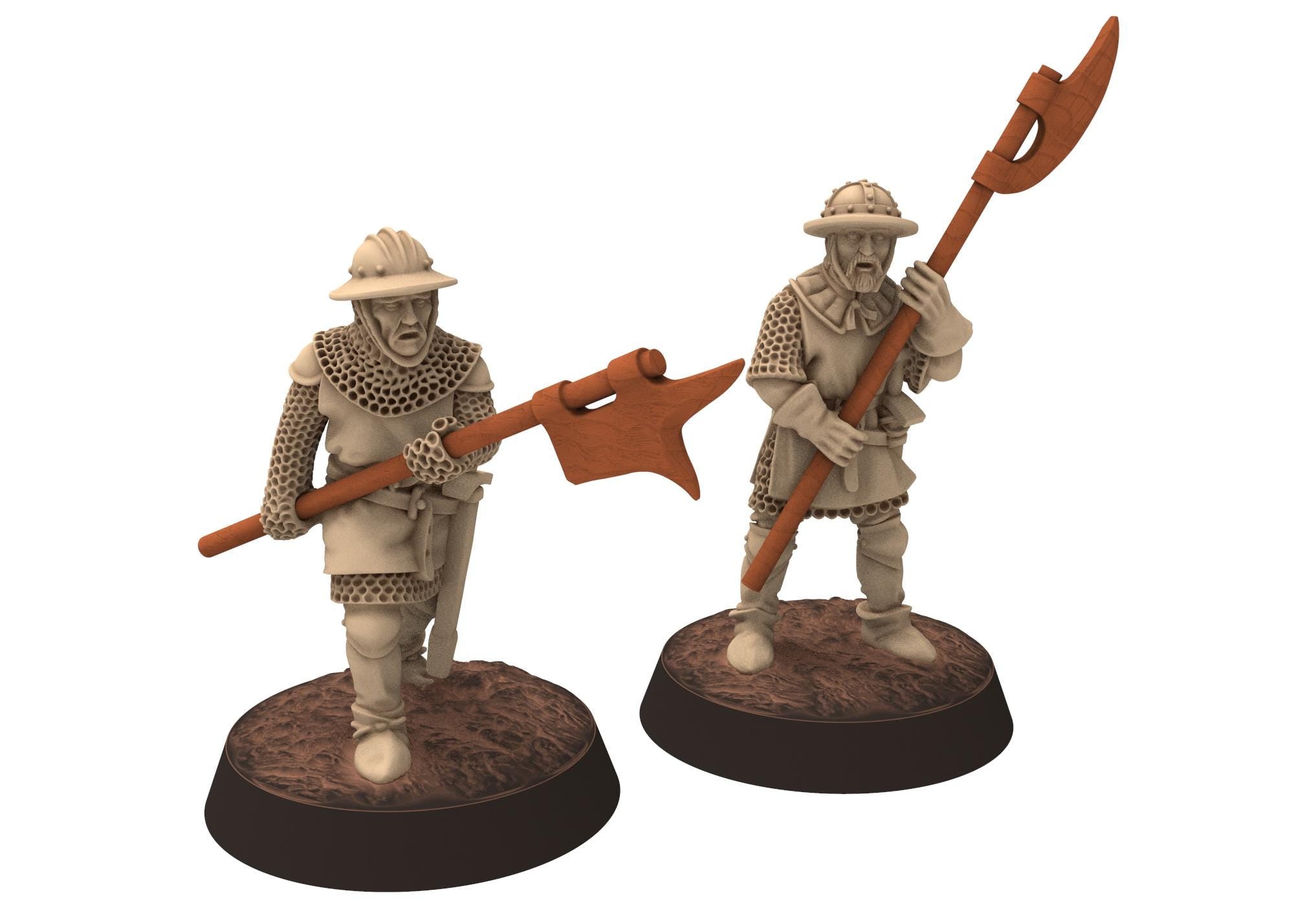 Medieval - England - Early 14th Century Unarmoured English Archers, 100 Years War, 28mm Historical Wargame, Saga... Medbury miniatures