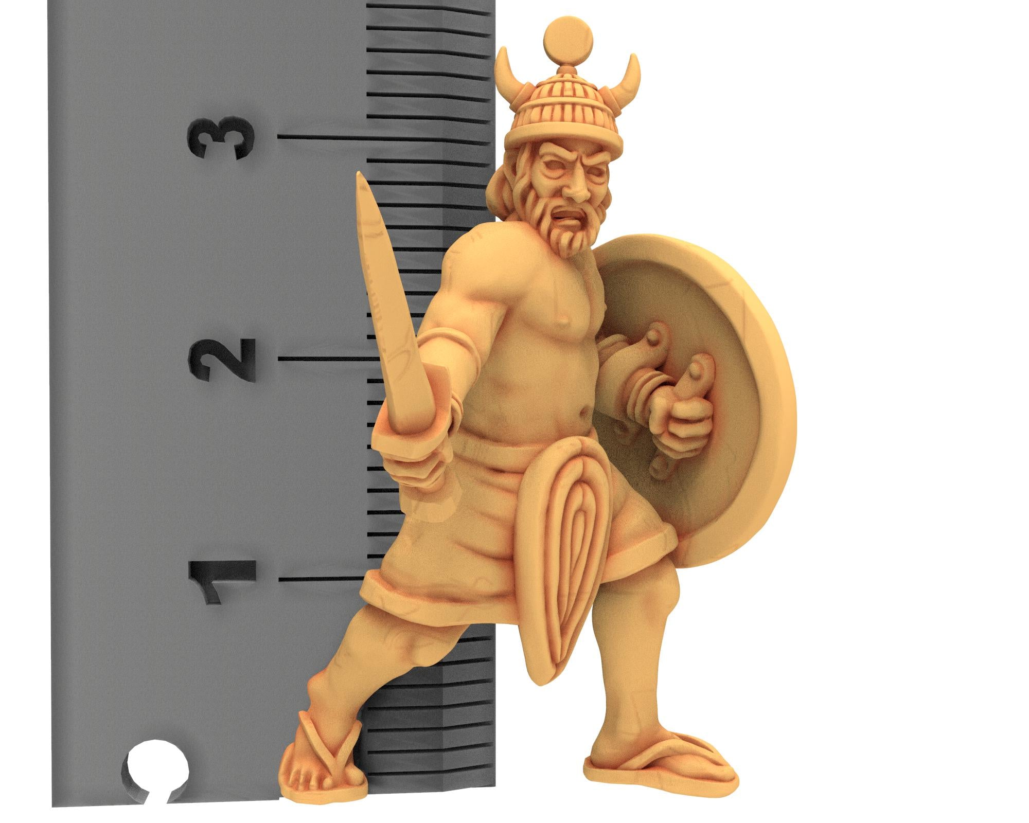 Biblical times - Sea people - Infantrymen - 28mm/15mm - Historical Wargame, Hail Caesar, DBA, DBM, Saga... RedCopper