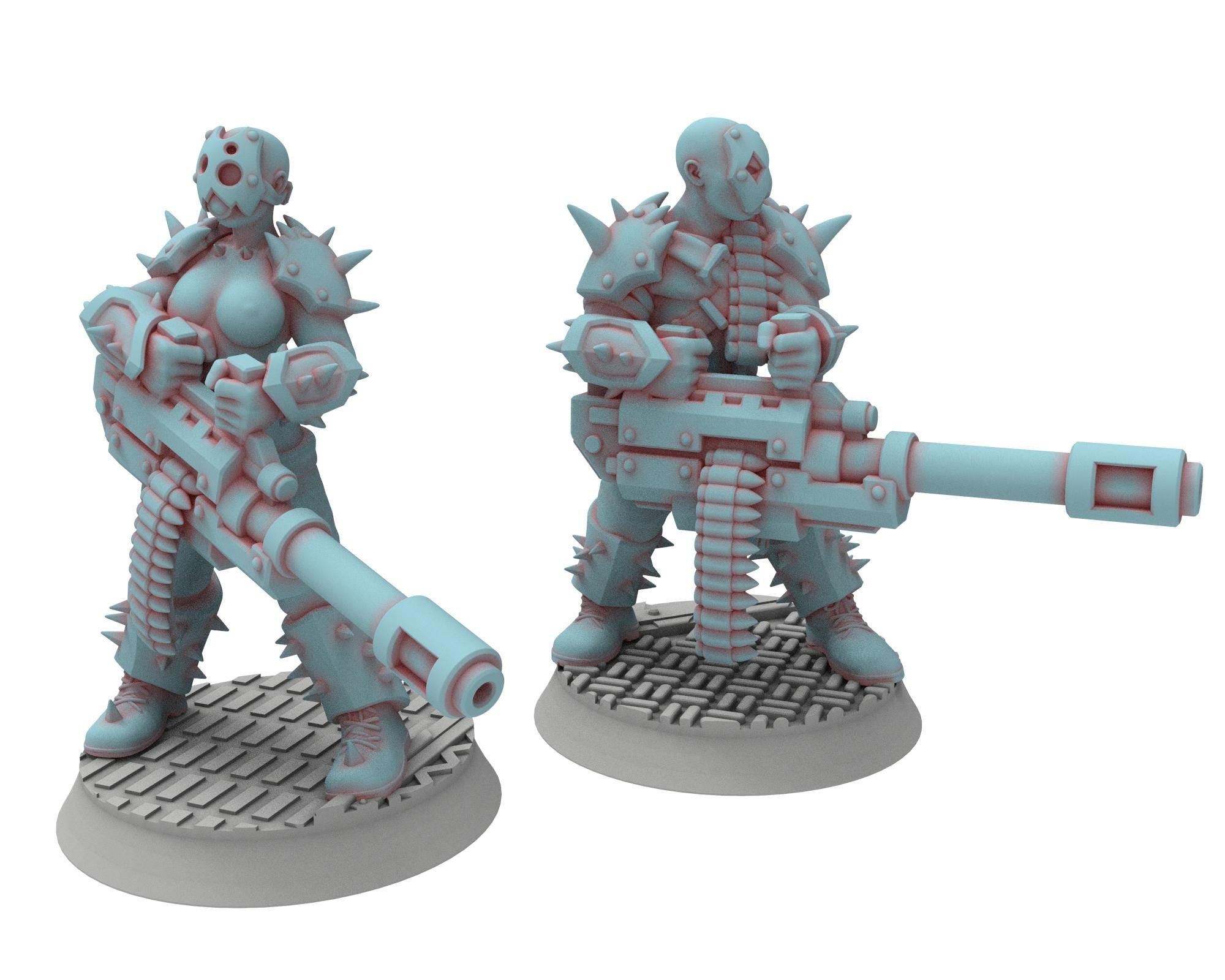 Followers of Change - 32mm Twisted Cultists of Chaos god - Full infantry unit - OPR Tabletop wargame Resin 3D printed proxy, Edge Miniatures